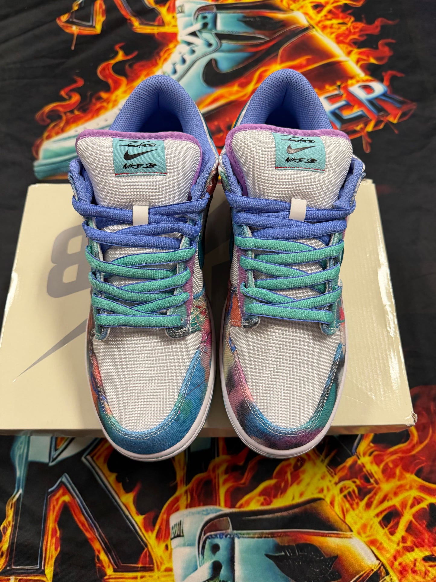 Nike SB Dunk Low Futura Laboratories Bleached Aqua
