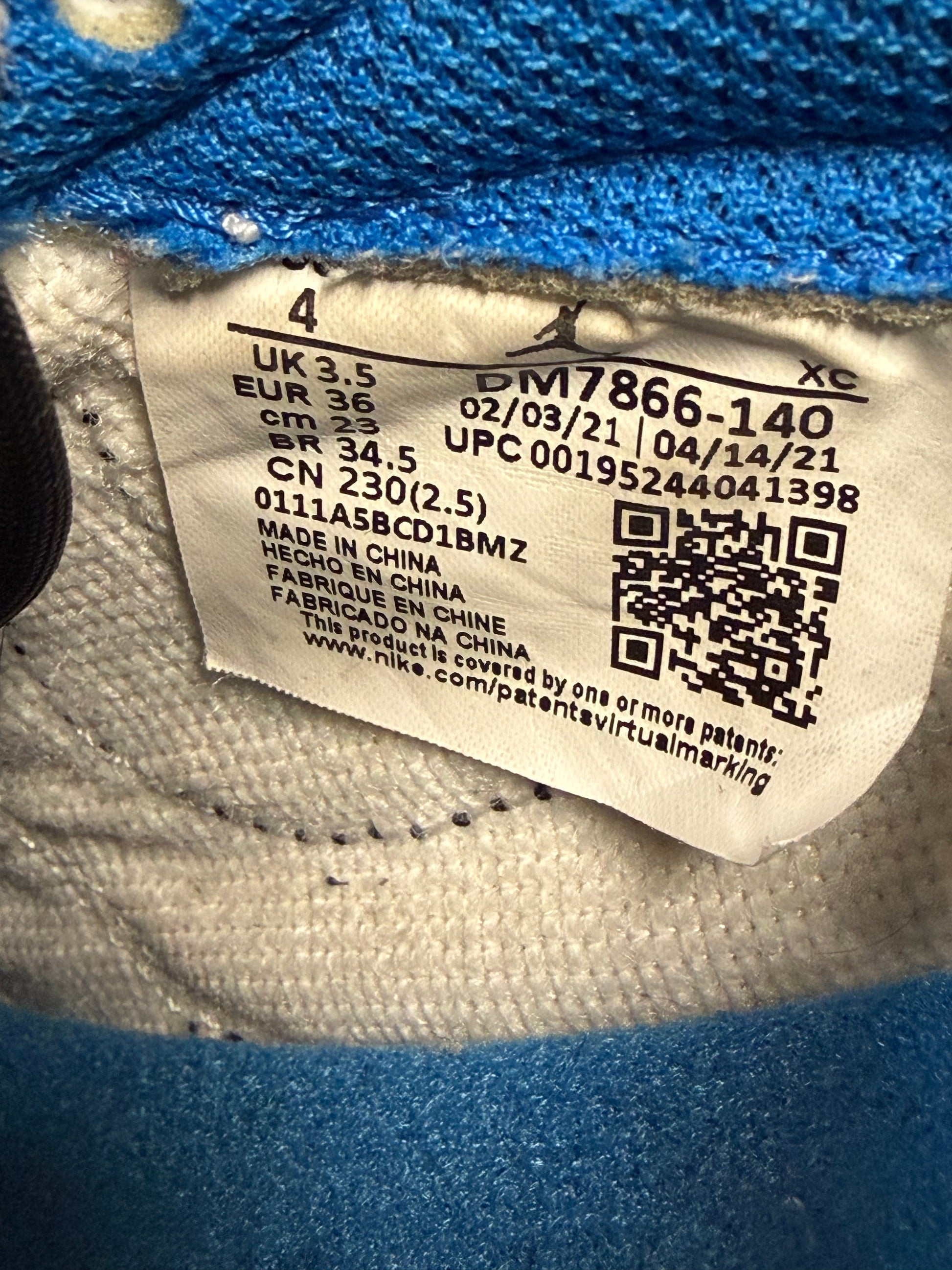JORDAN 1 LOW TRAVIS SCOTT FRAGMENT