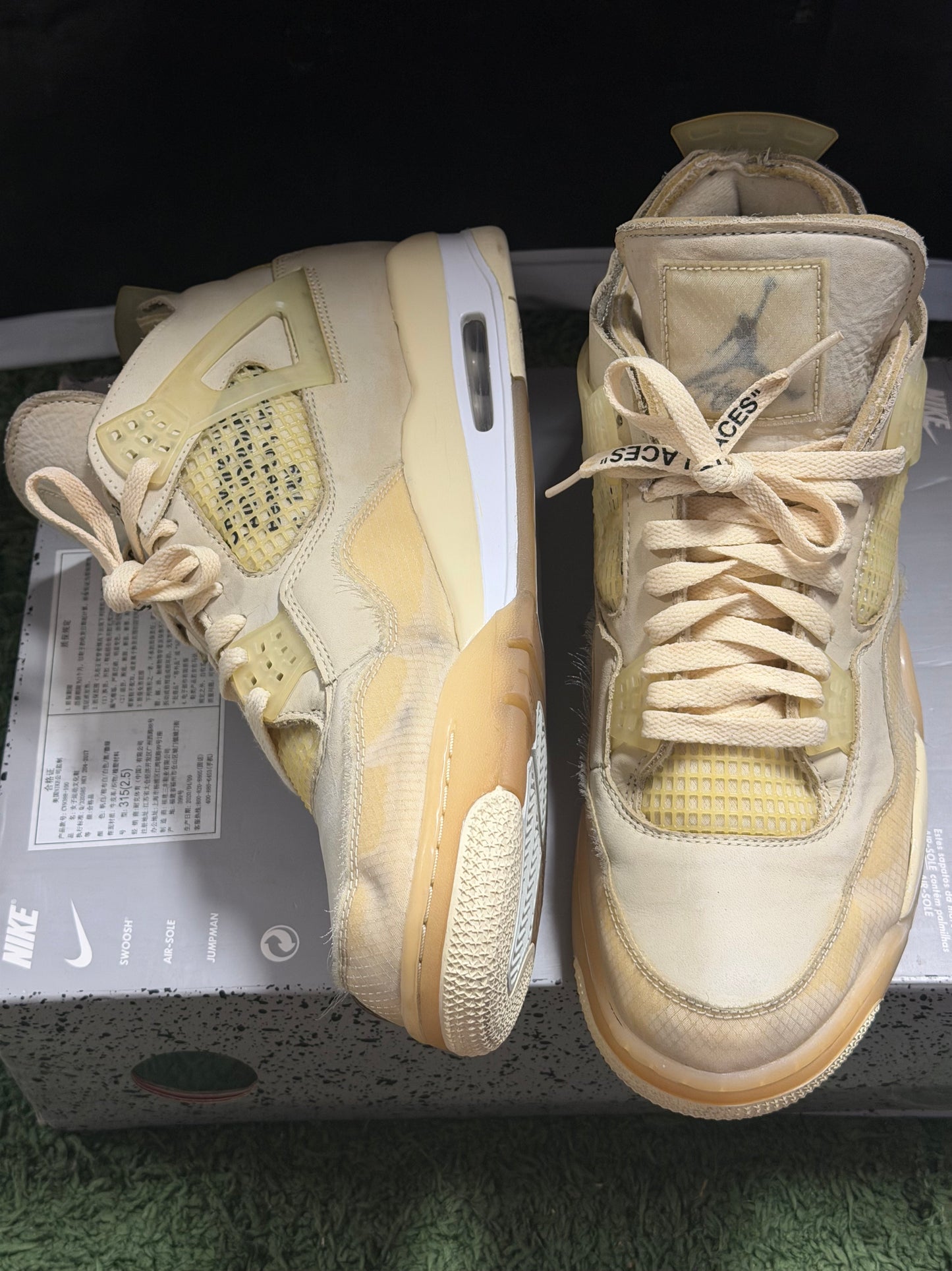 Jordan 4 Retro Off-White Sail (Women's)