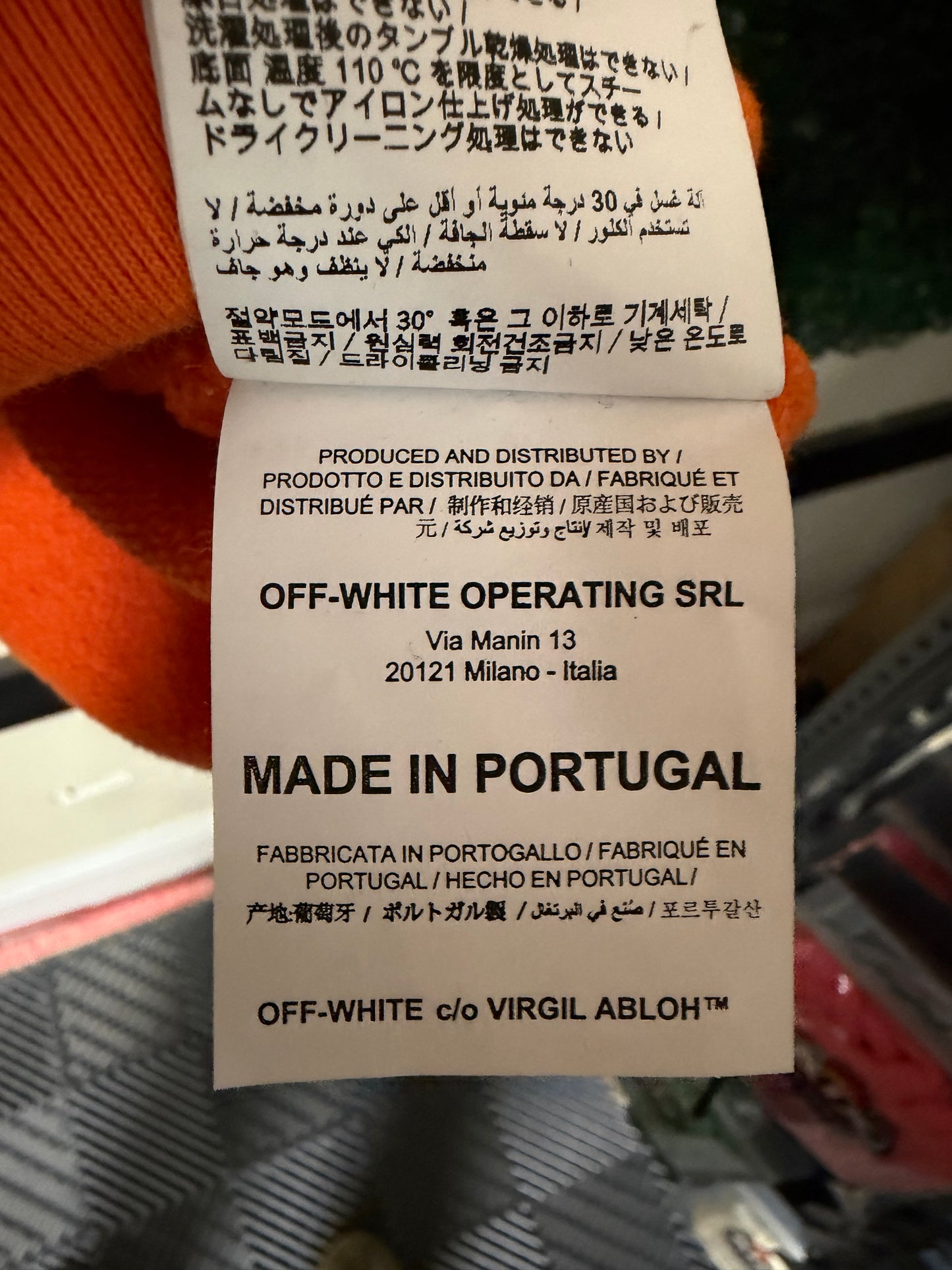 LEFT POINT HOODIE OFF-WHITE (4XL)