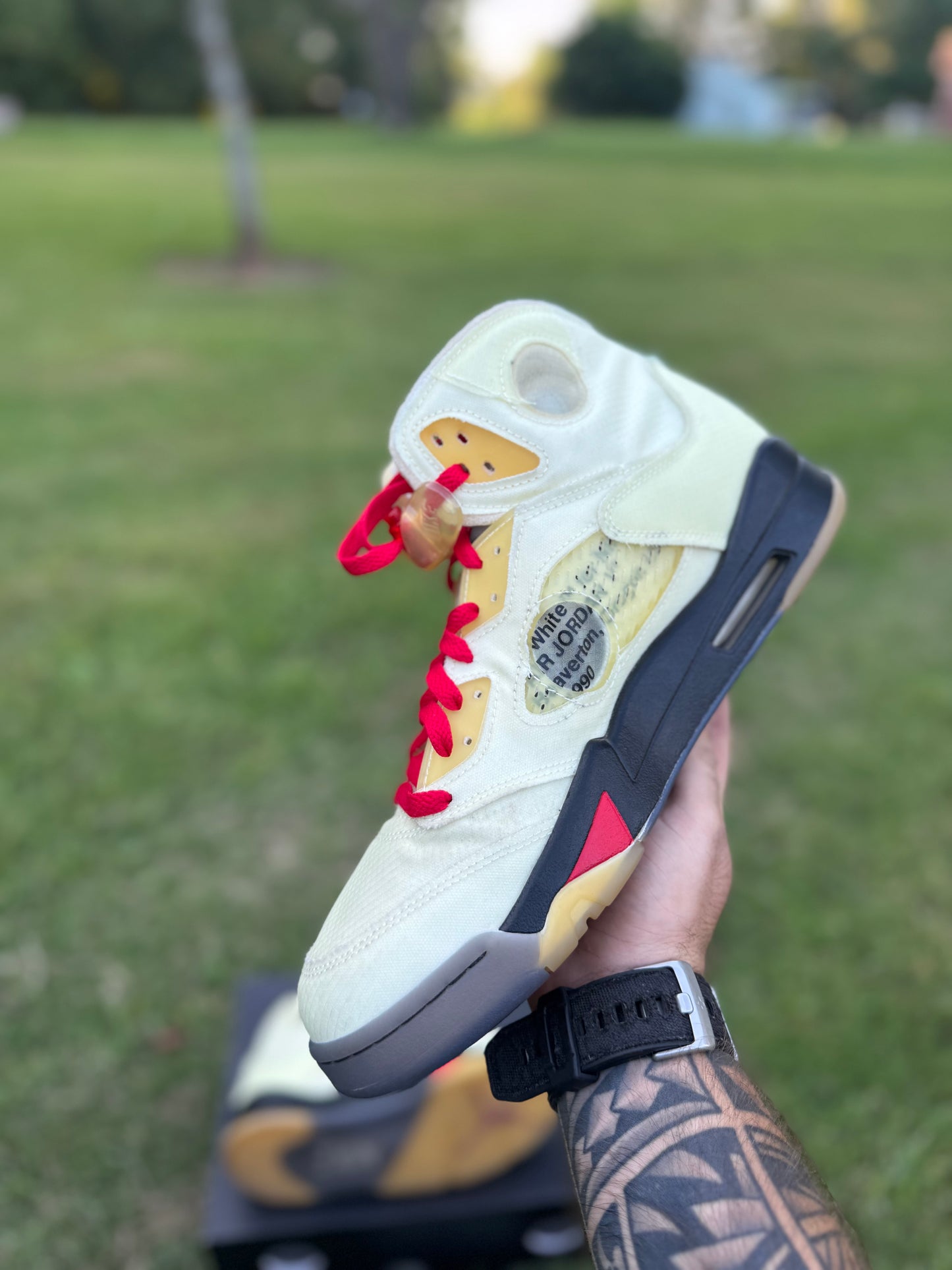 Jordan 5 Retro "Off-White Sail" Sz 11.5M