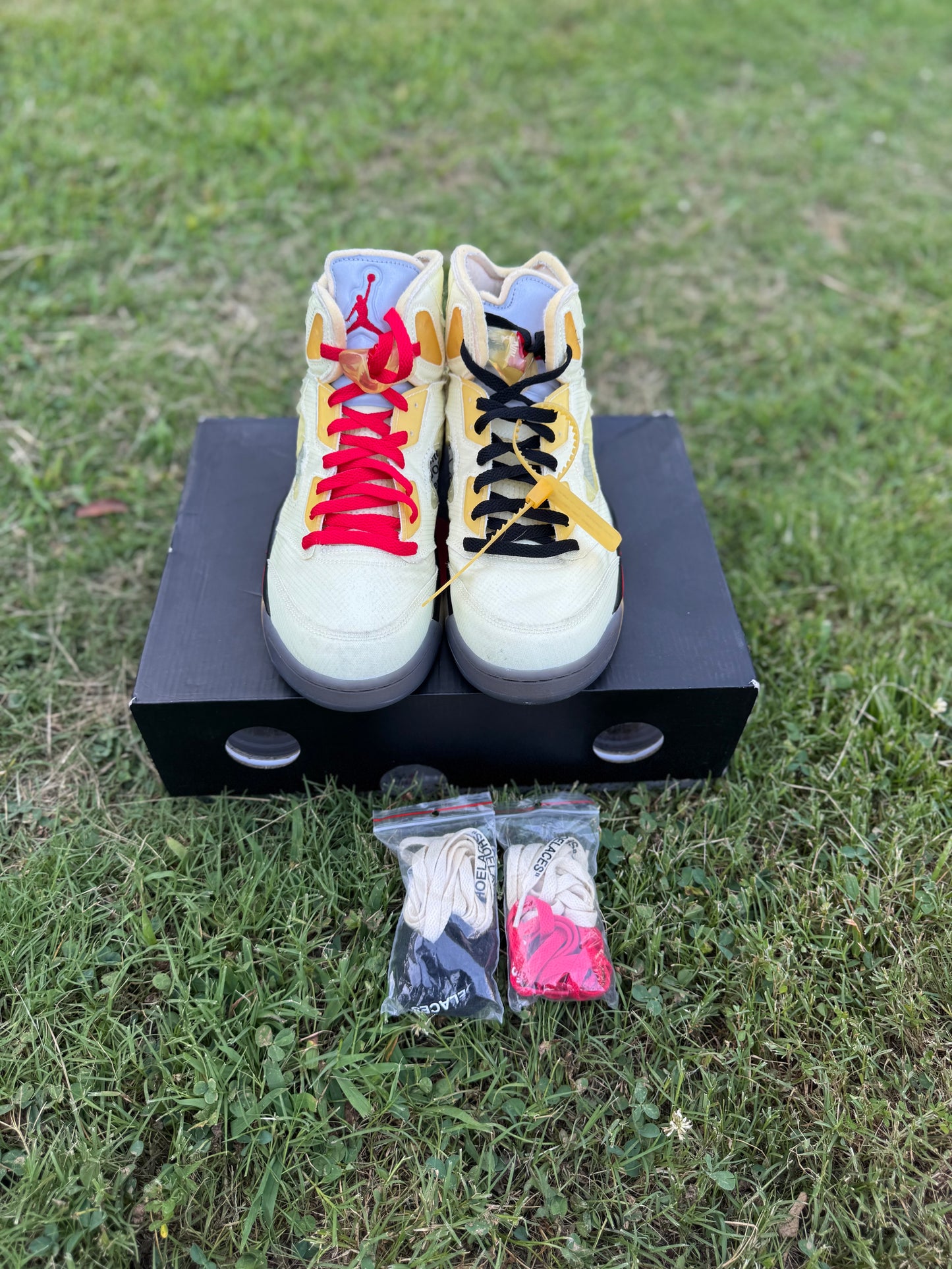 Jordan 5 Retro "Off-White Sail" Sz 11.5M