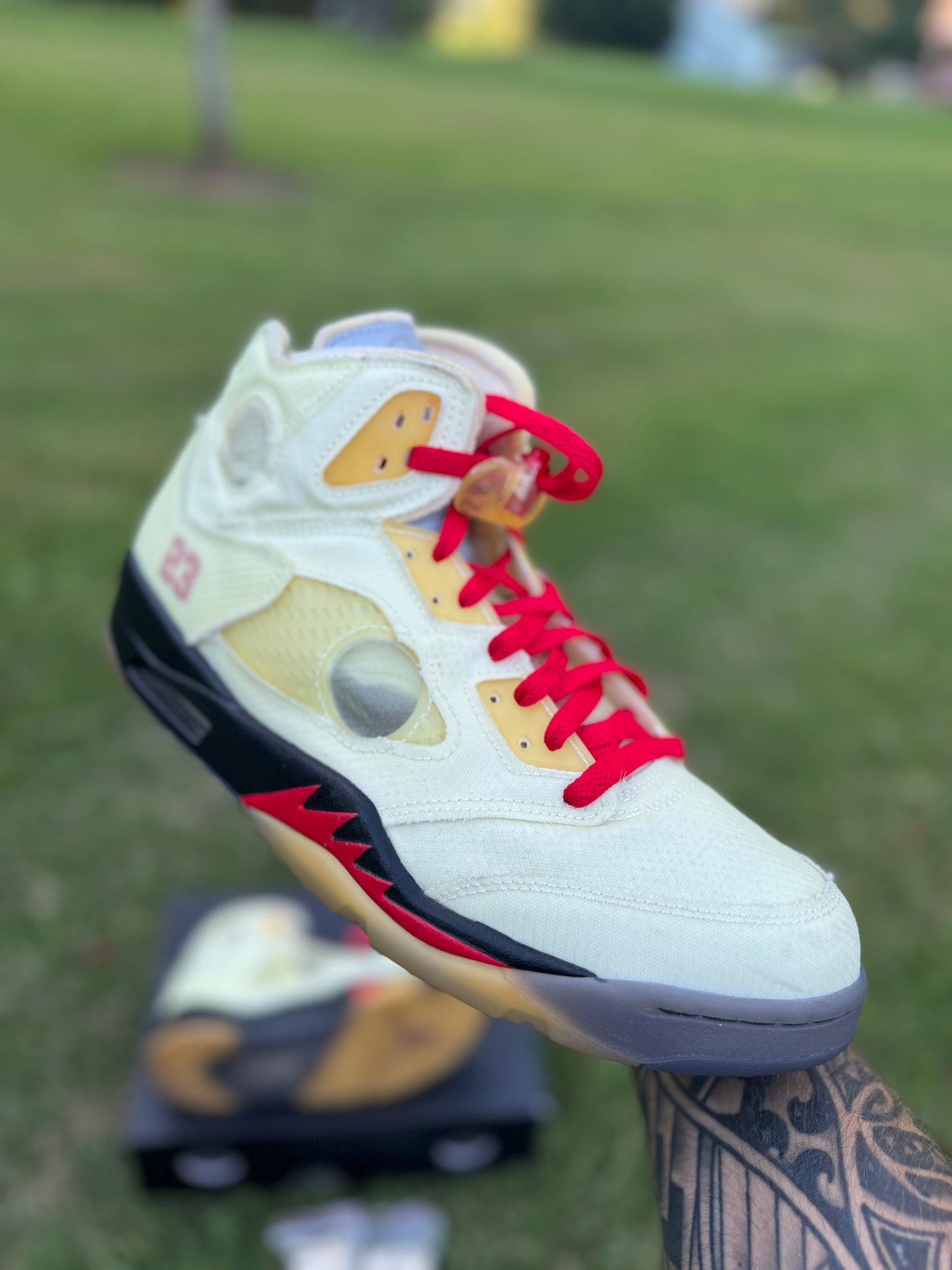 Jordan 5 Retro "Off-White Sail" Sz 11.5M