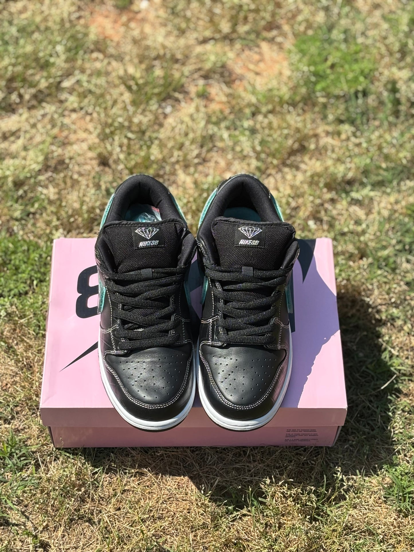 Nike SB Dunk Low “Diamond Supply Co. Black Diamond” Size 10.5M