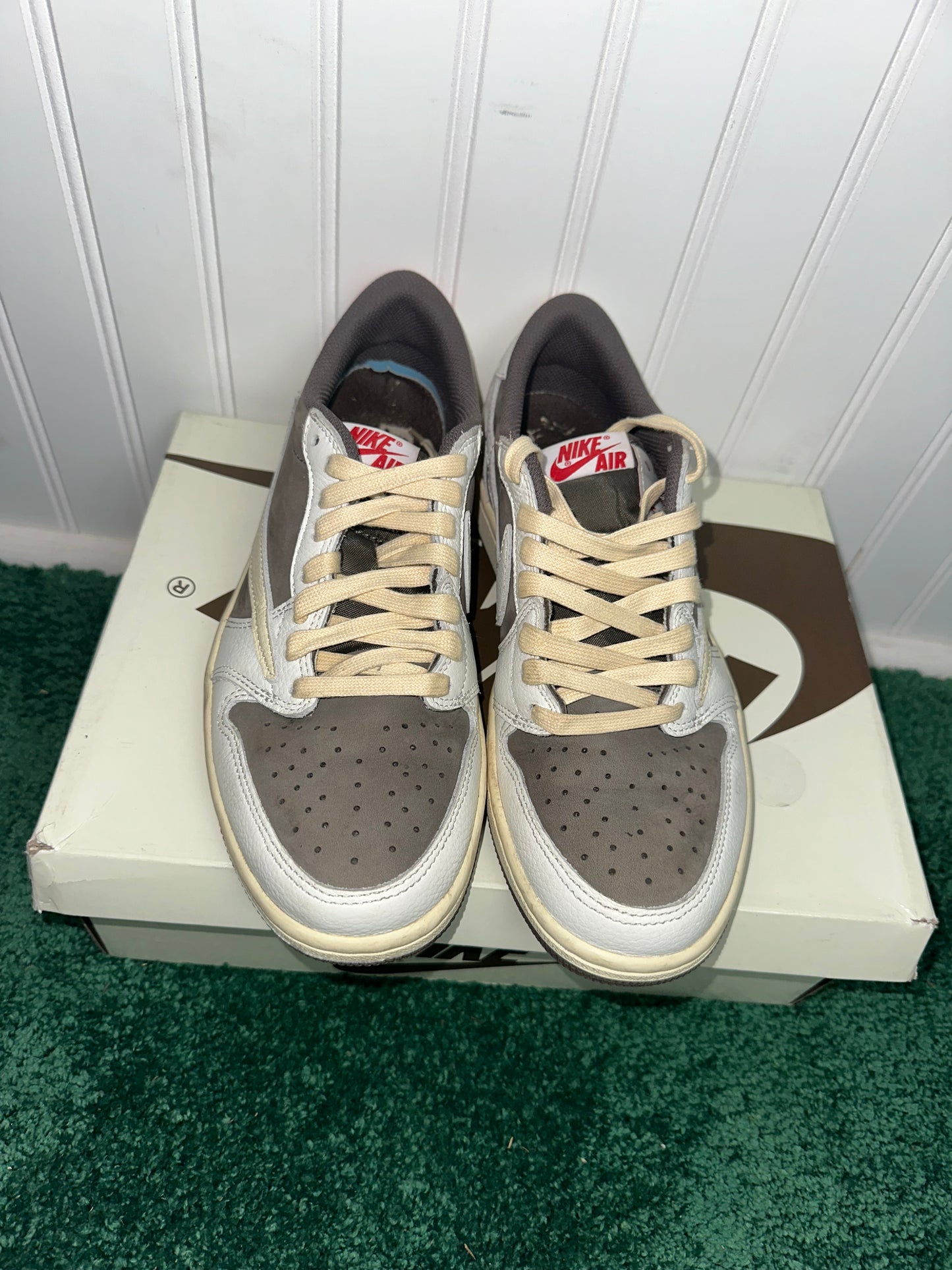 (B241) Size 7M Jordan 1 low Travis Scott reverse mocha