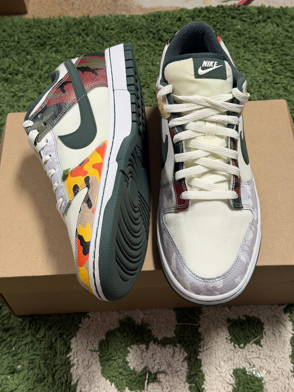 Nike Dunk Low SE Sail Multi-Camo