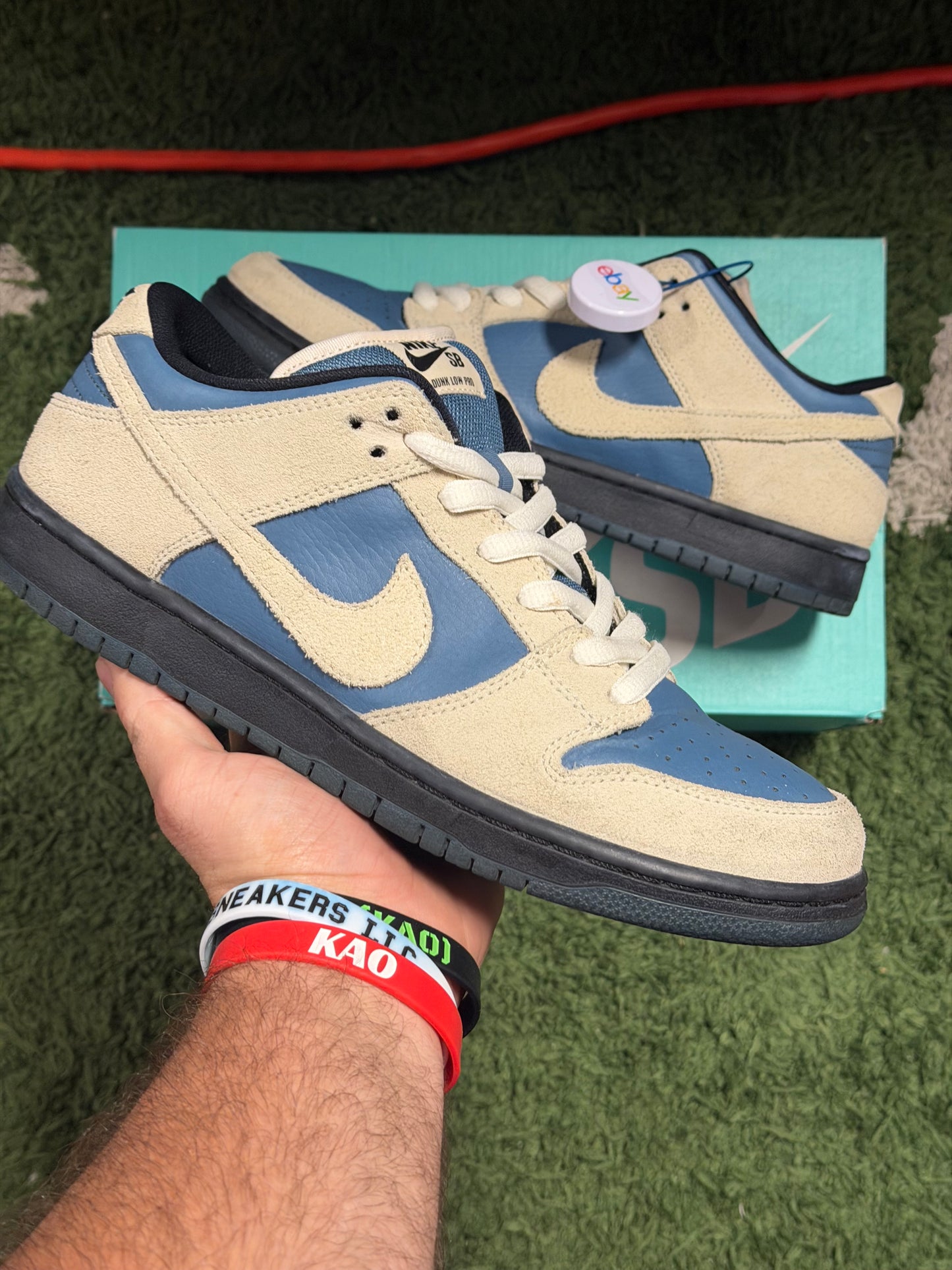 Nike SB Dunk Low Light Cream Thunderstorm