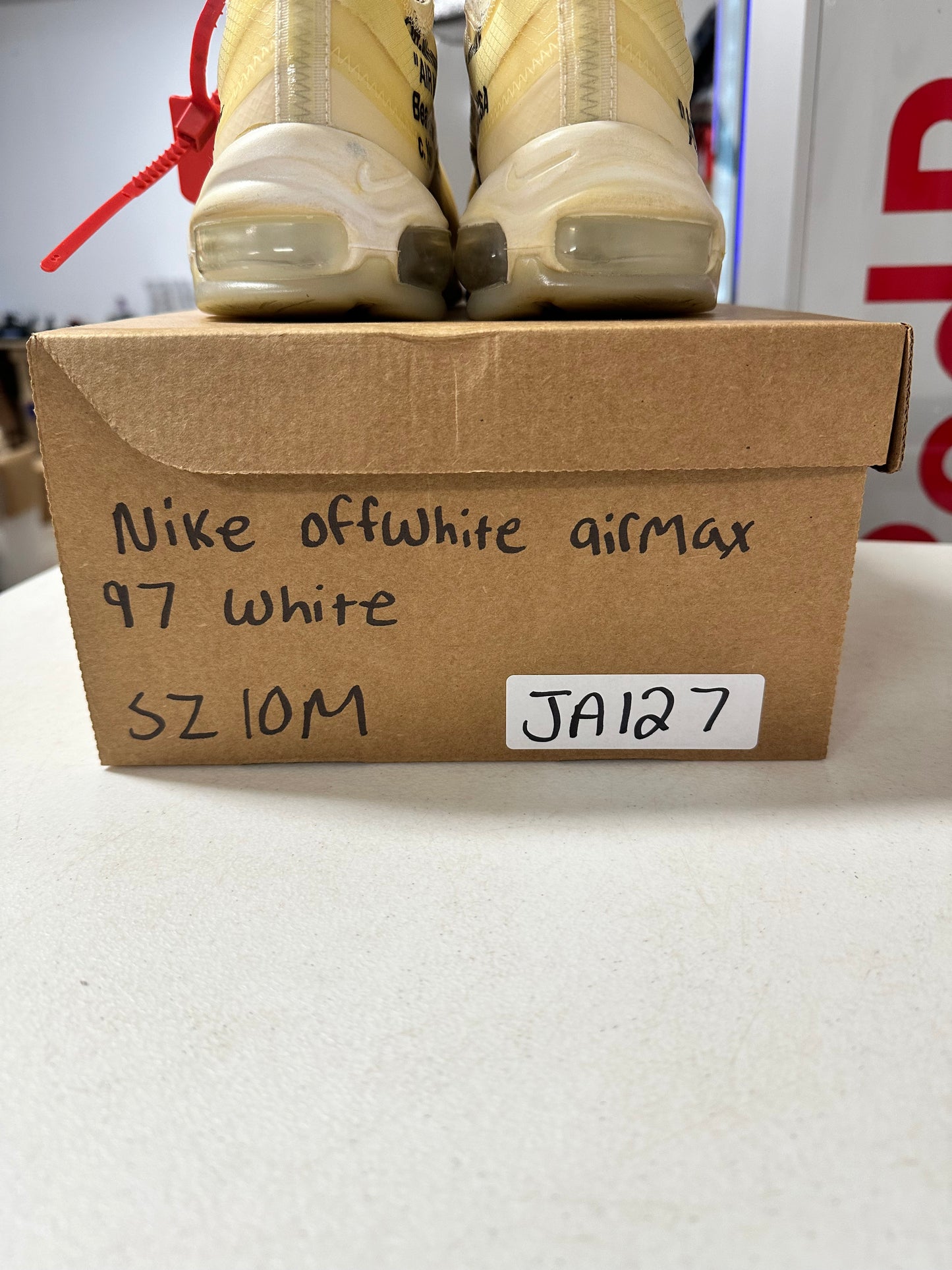 NIKE OFFWHITE AIRMAX 97 WHITE
