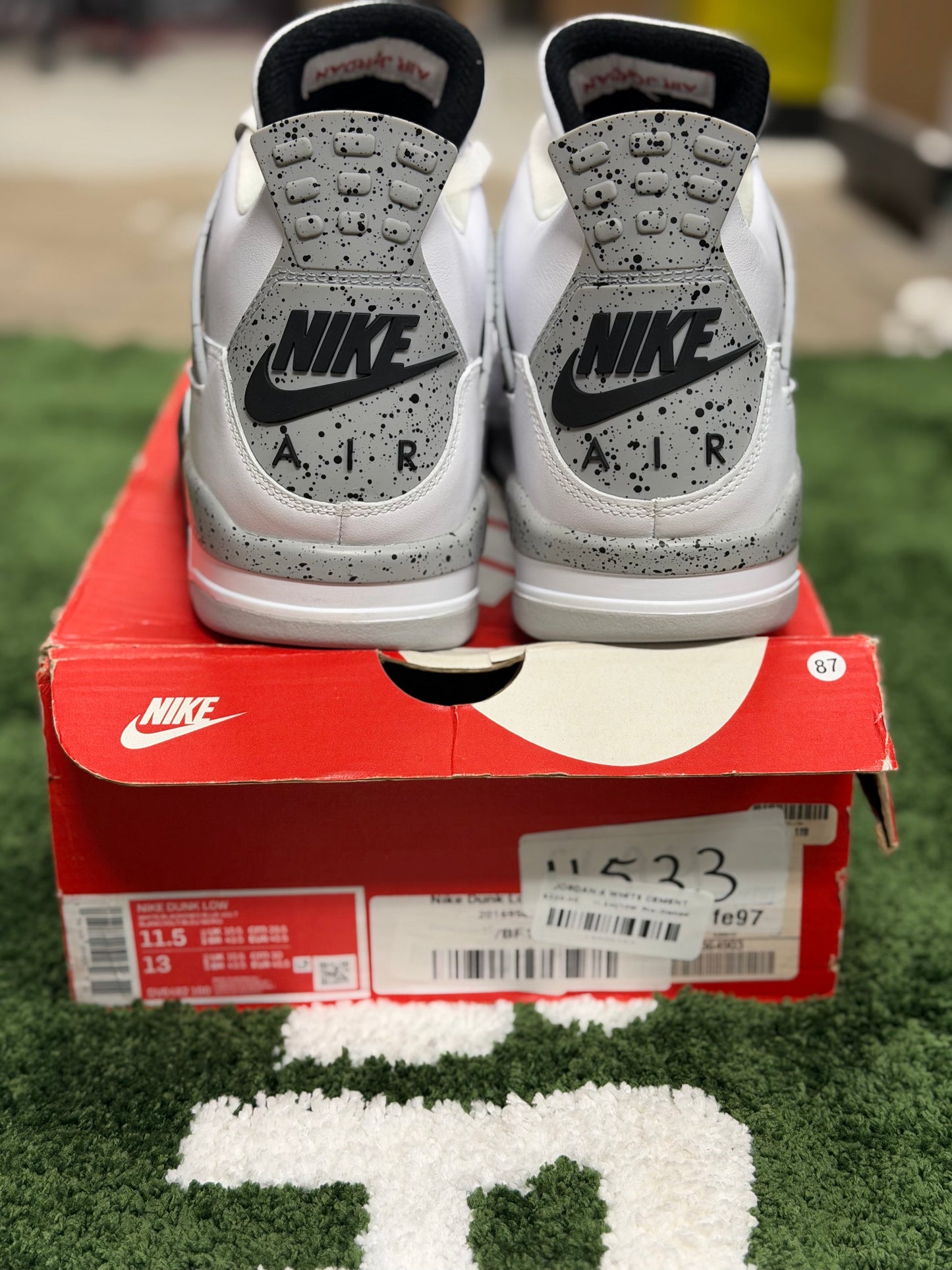 JORDAN 4 WHITE CEMENT