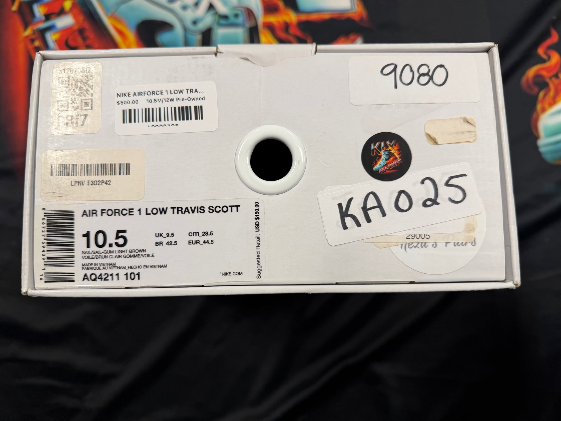 NIKE AIRFORCE 1 LOW TRAVIS SCOTT SAIL