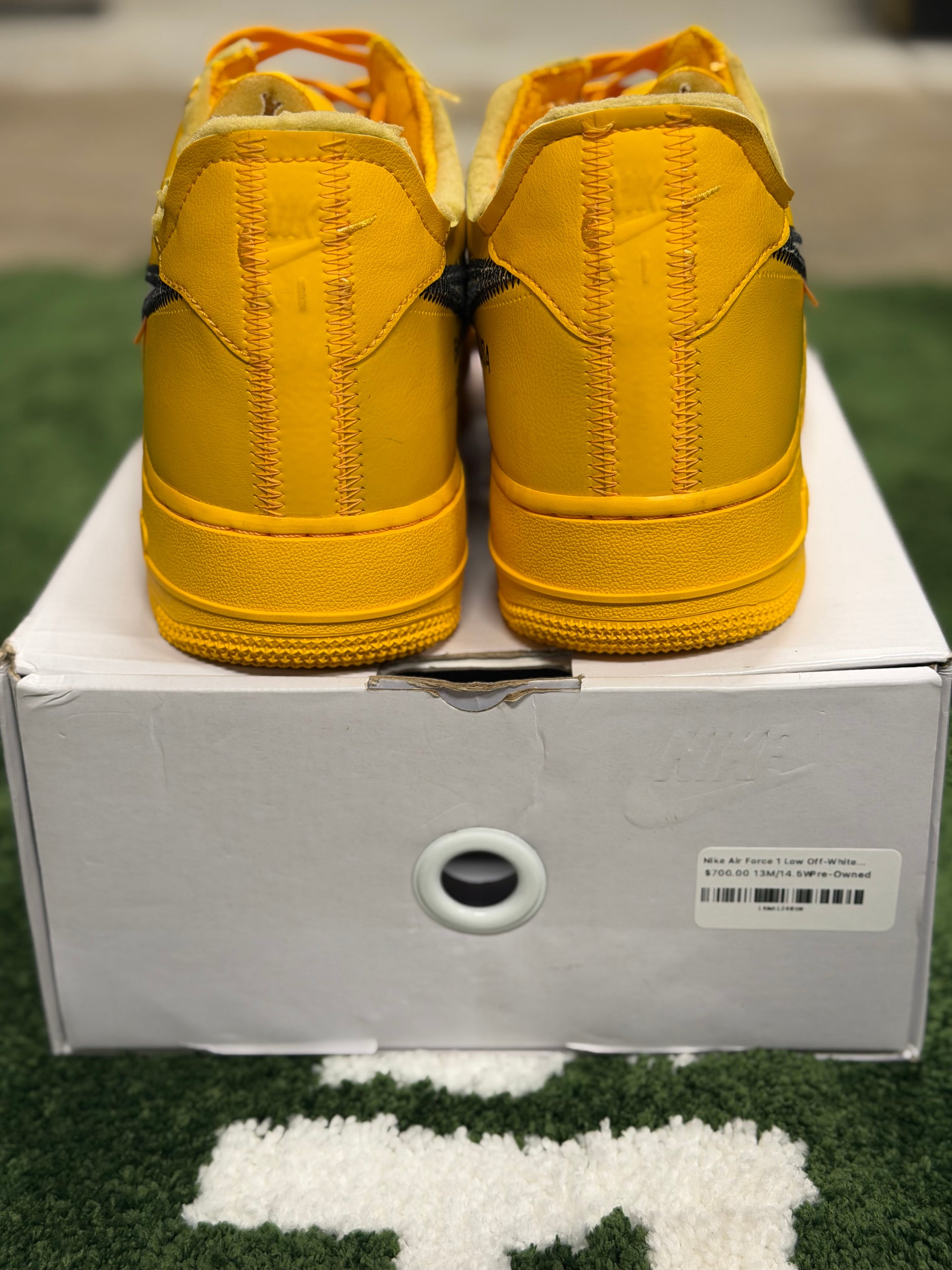 Nike Air Force 1 Low Off-White ICA University Gold