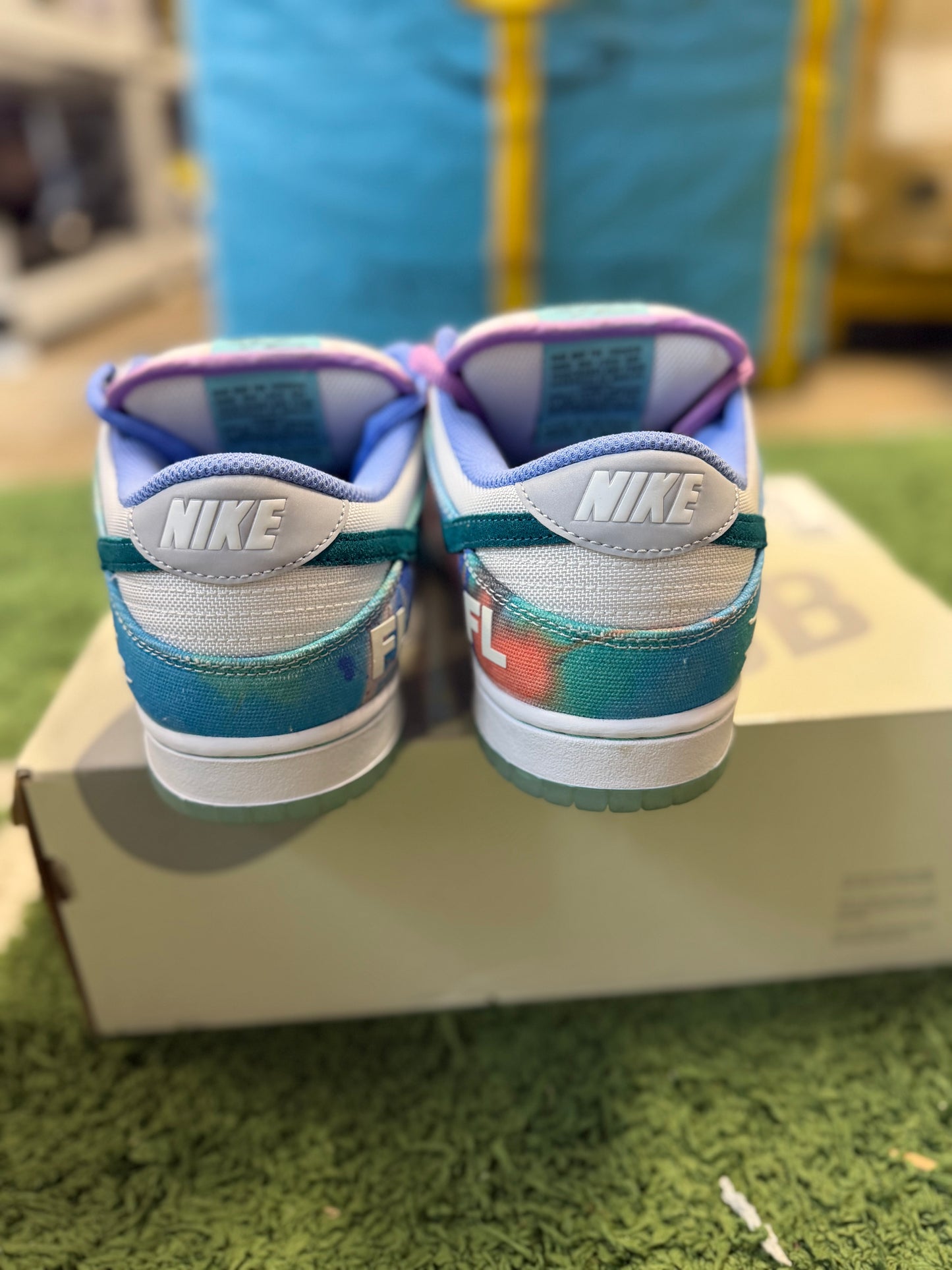 Nike SB Dunk Low Futura Laboratories Bleached Aqua