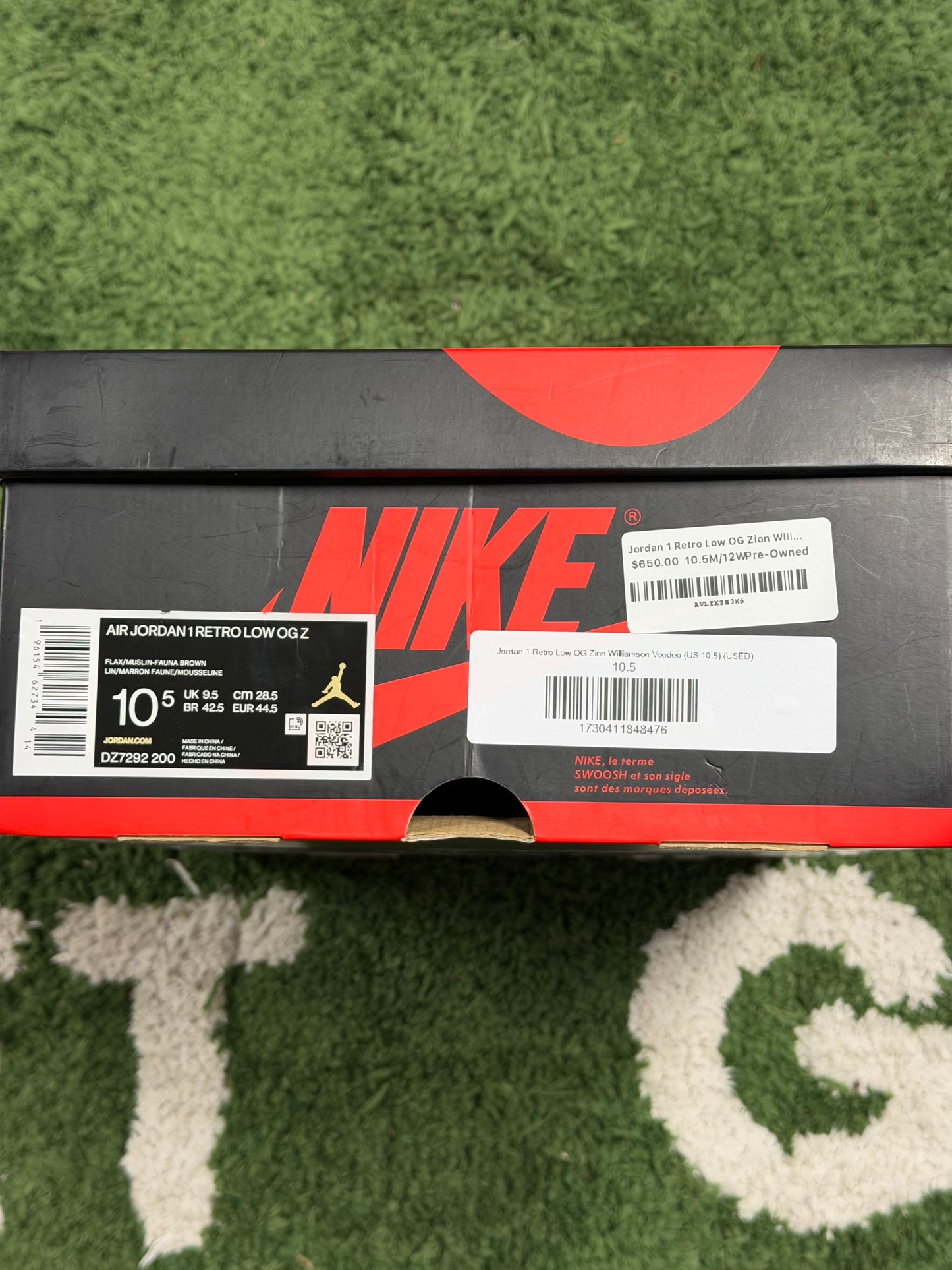 Jordan 1 Retro Low OG Zion Williamson Voodoo