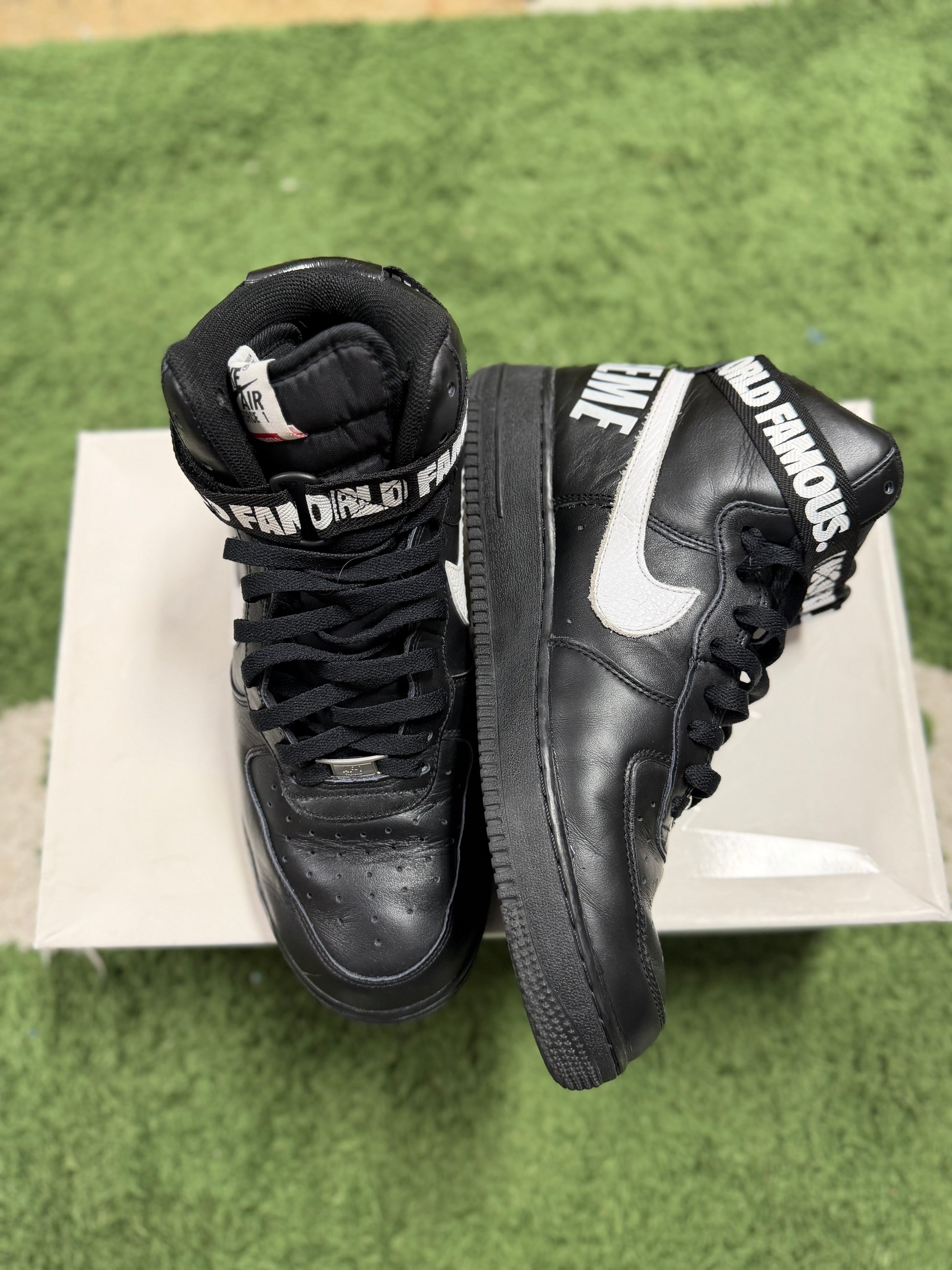 Nike Air Force 1 High Supreme World Famous Black