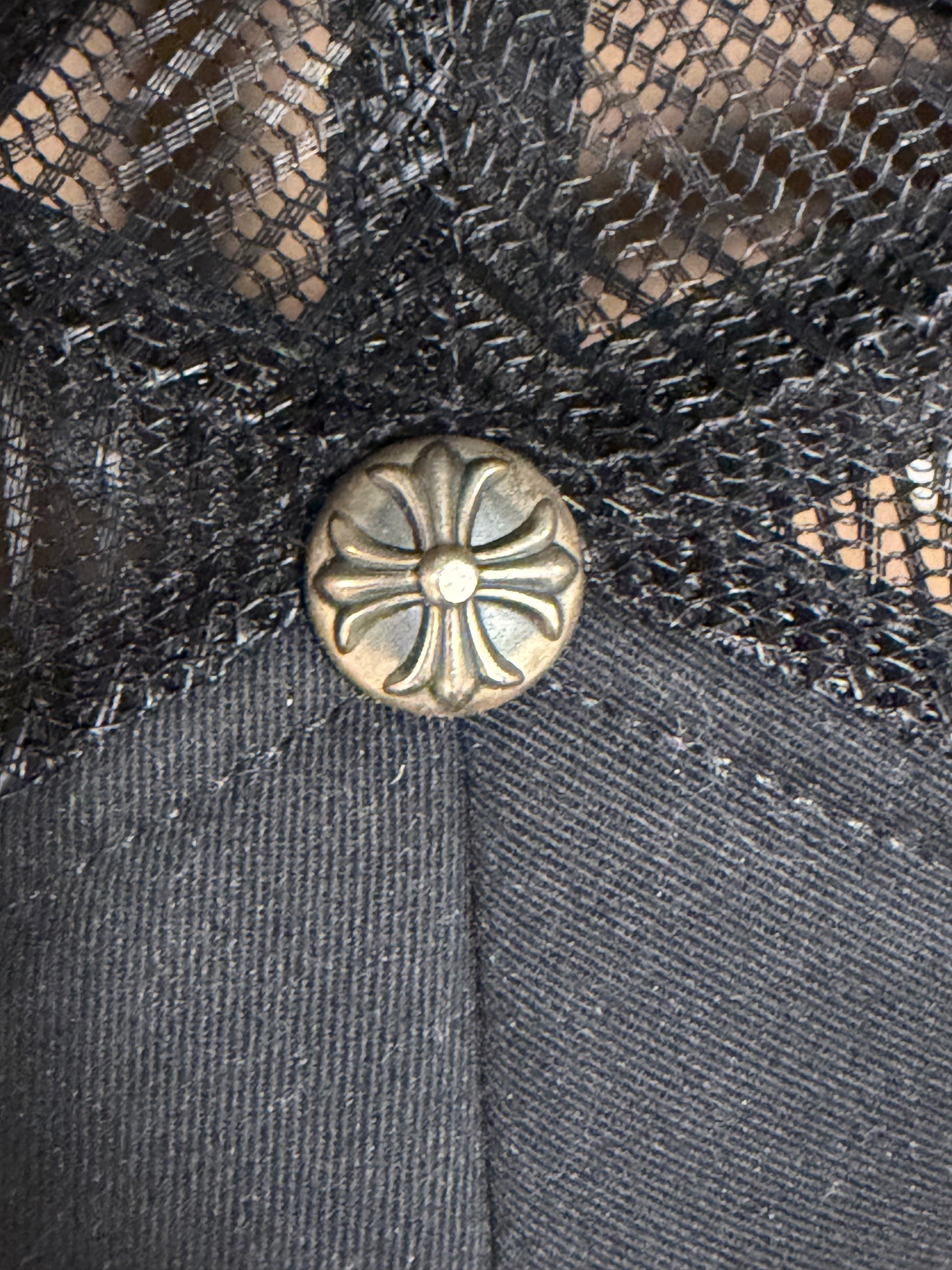 Chrome Hearts CH Las Vegas Trucker Hat Black/Black