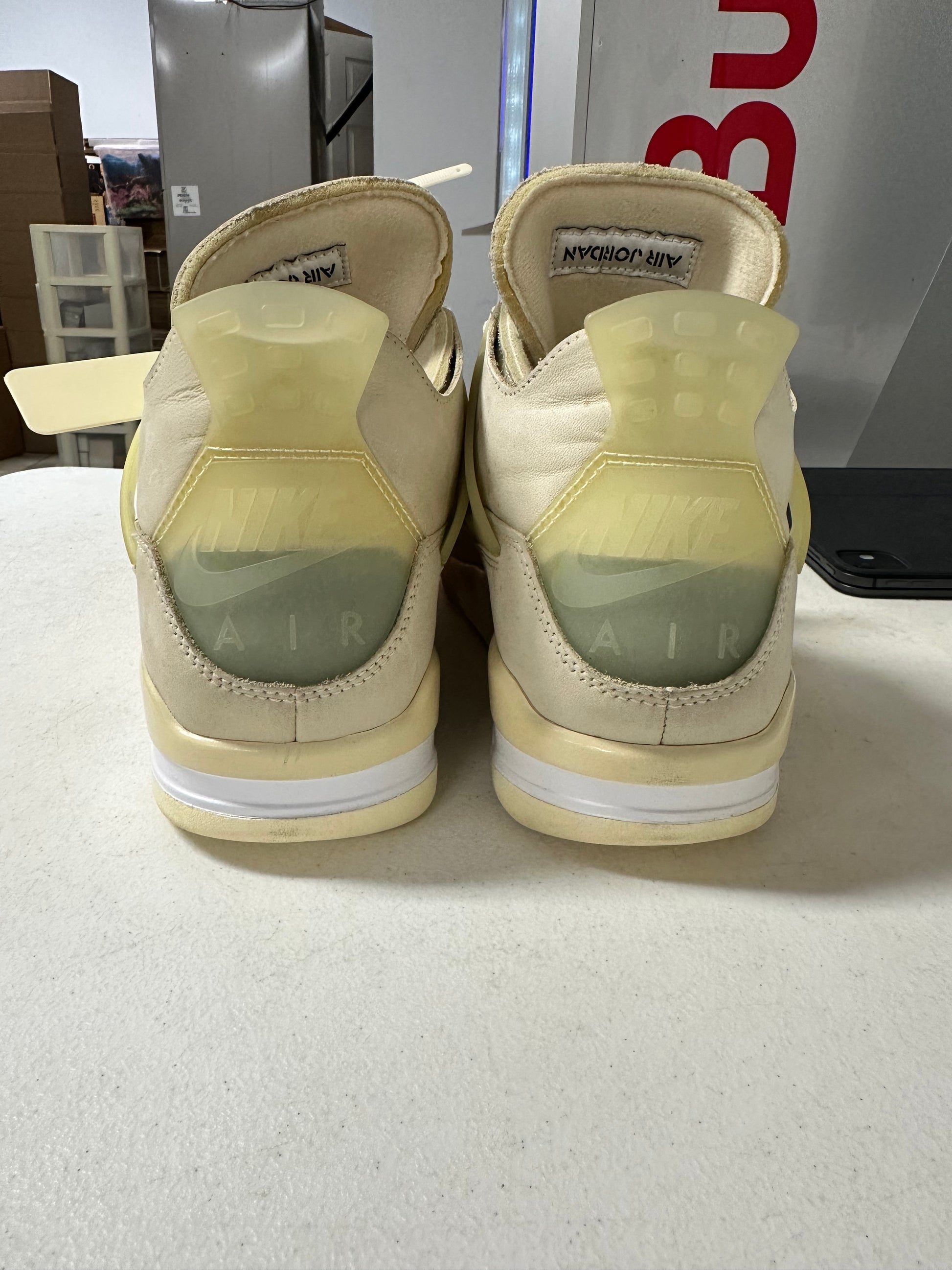 Jordan 4 Off White Sail