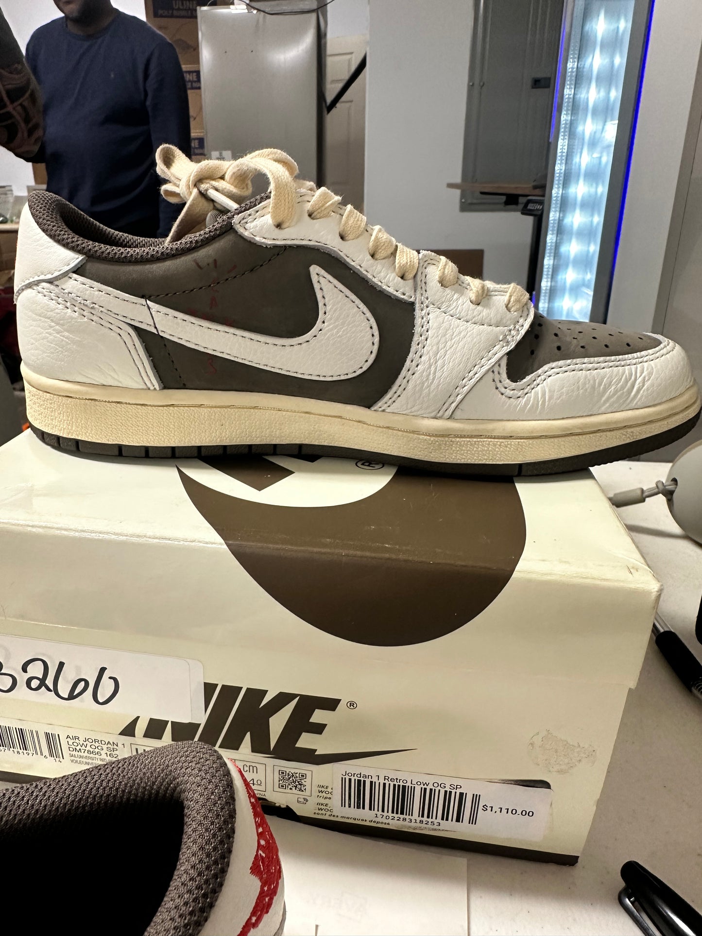 Jordan 1 Retro Low OG SP Travis Scott Reverse Mocha
