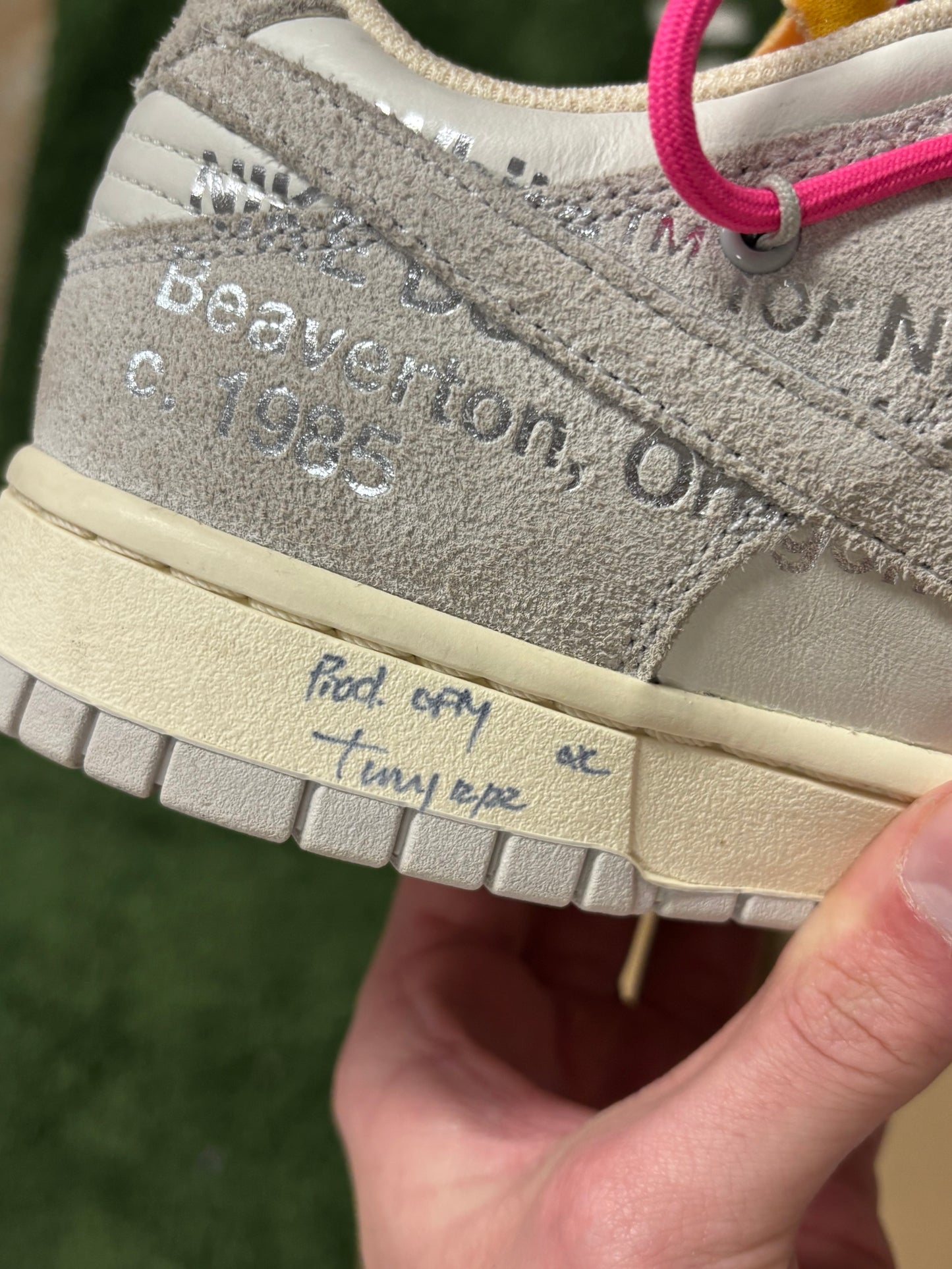 NIKE DUNK LOW OFFWHITE LOT 17 OF 50