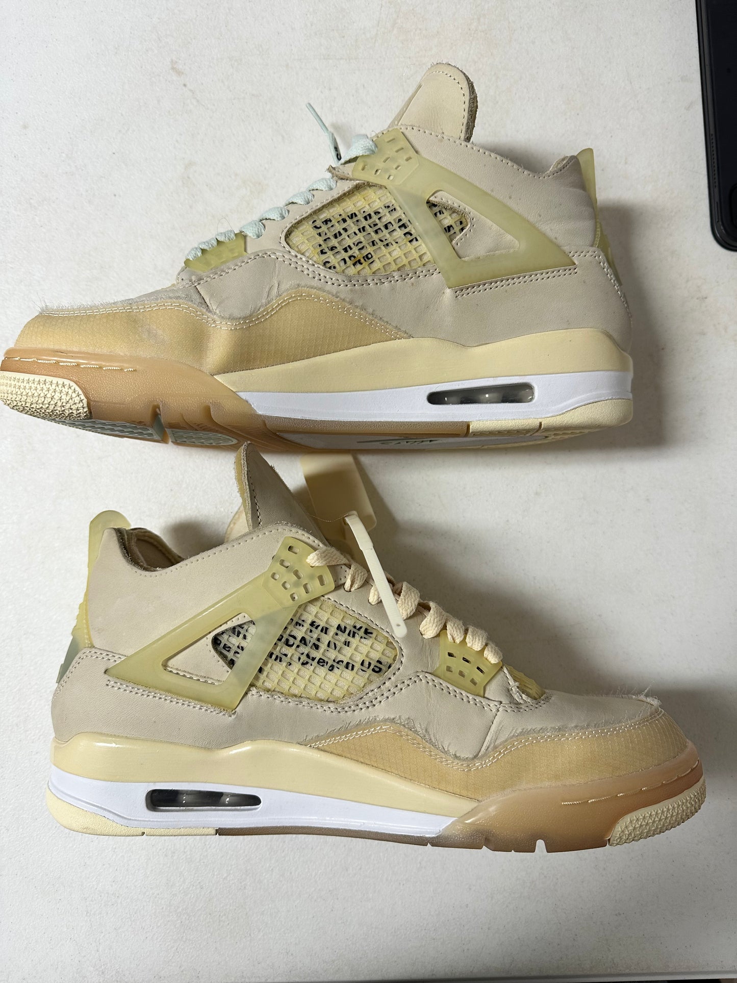 Jordan 4 Off White Sail
