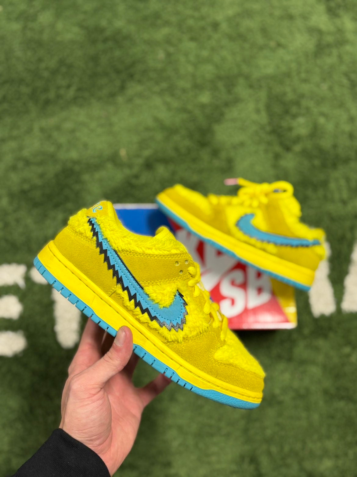 Nike SB Dunk Low Grateful Dead Bears Opti Yellow