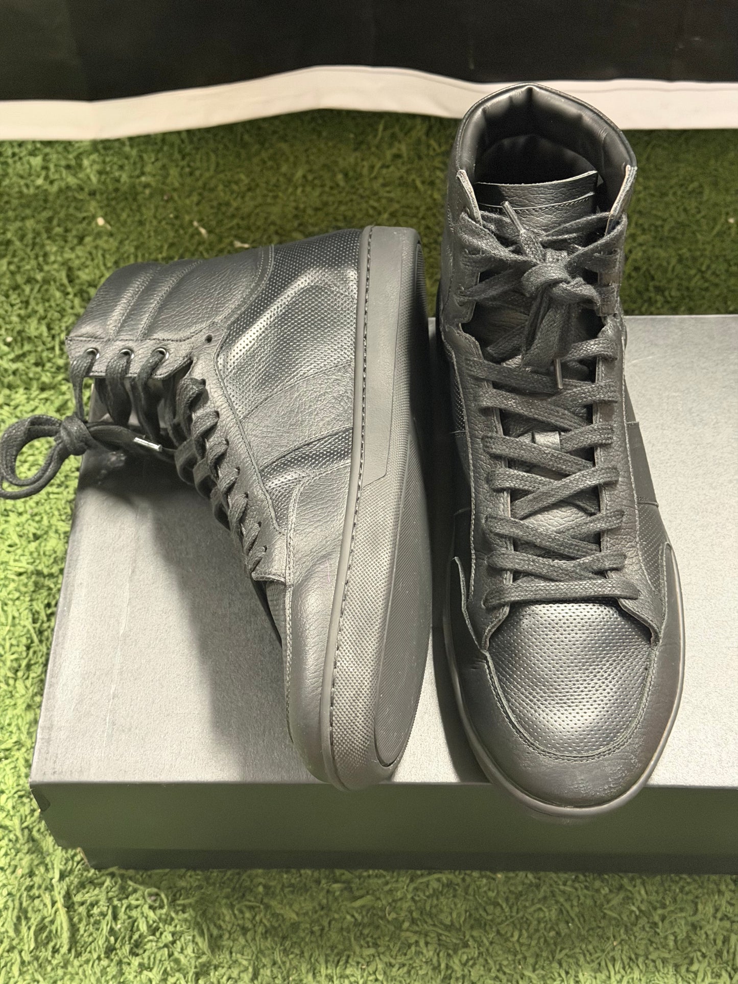 SAINT LAURENT BLACK HIGH TOP SNEAKER