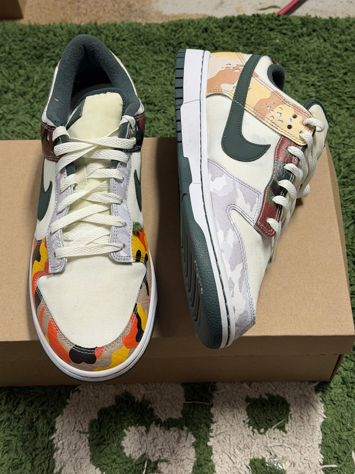 Nike Dunk Low SE Sail Multi-Camo