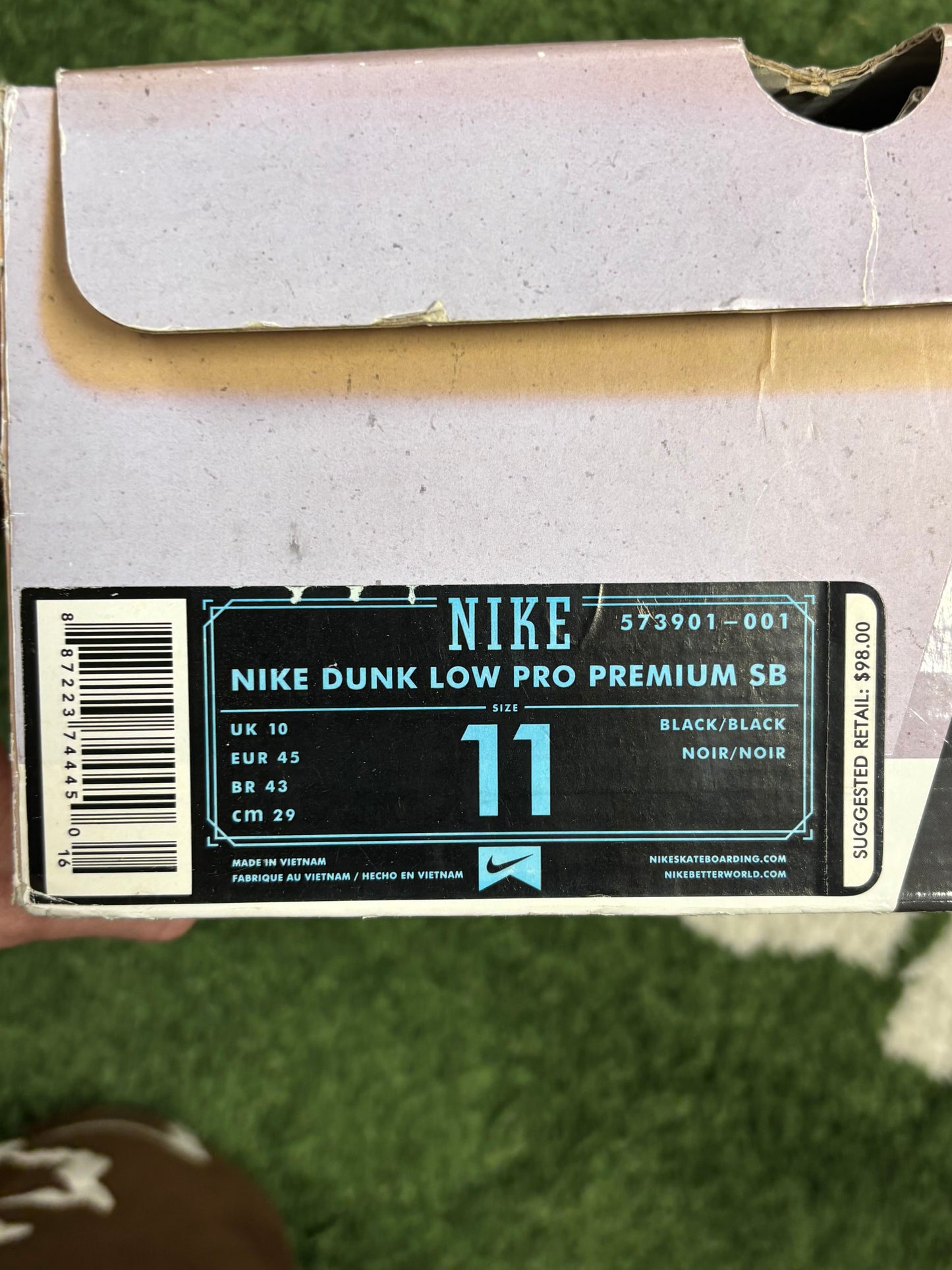 Nike SB Dunk Low Levis Black Denim