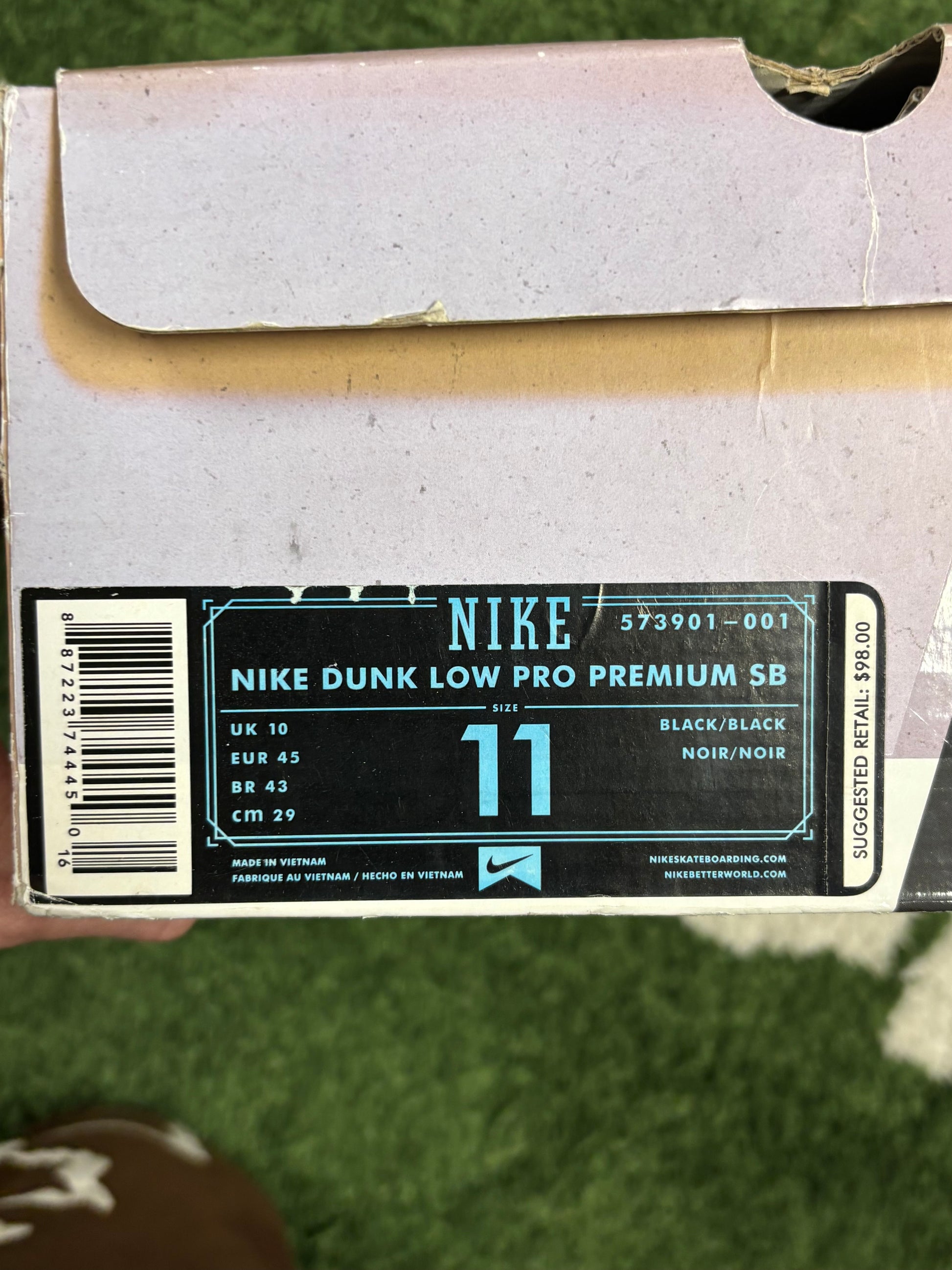 Nike SB Dunk Low Levis Black Denim