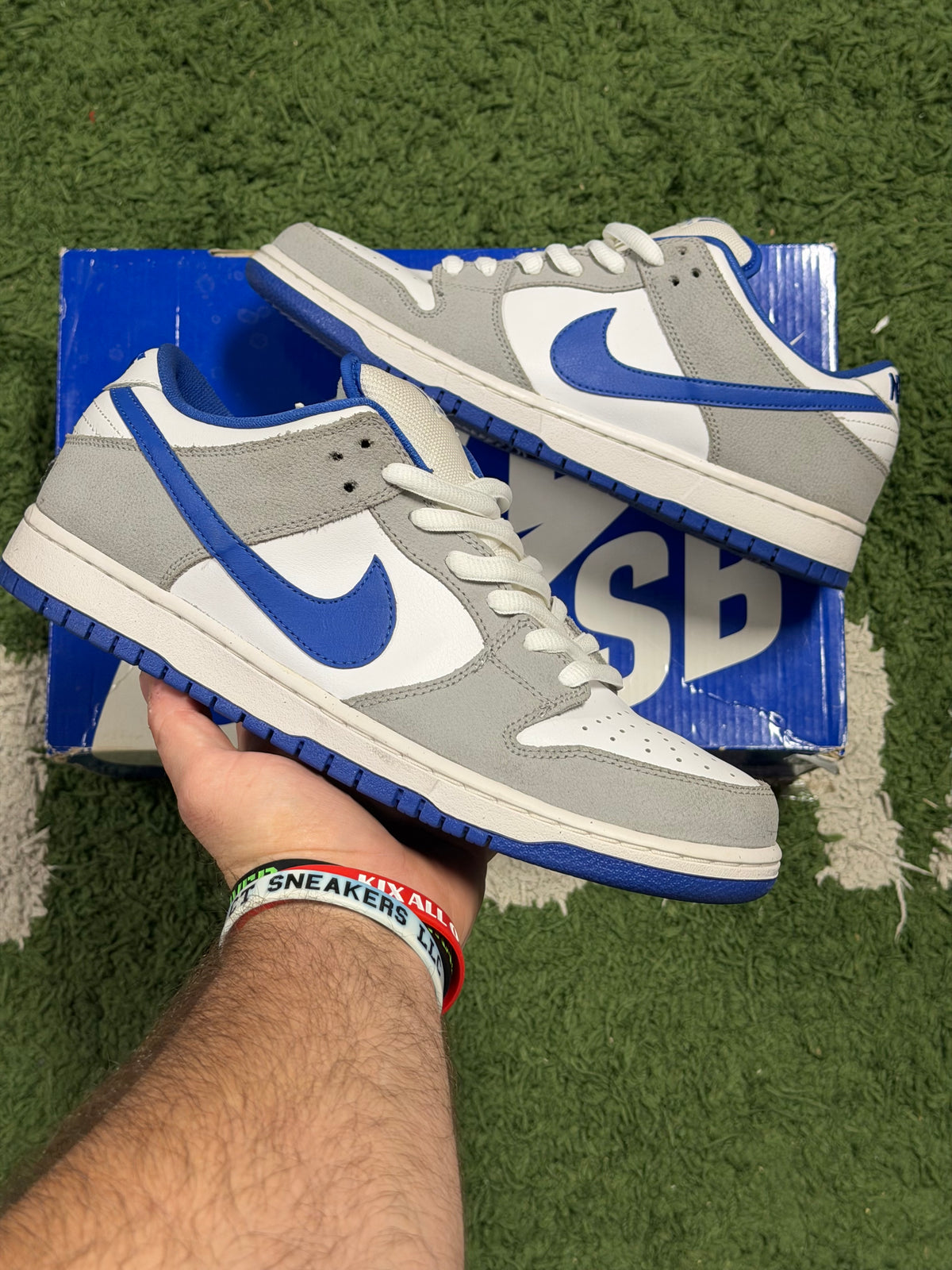 Nike Dunk Low Pro SB Matte Silver Varsity Royal