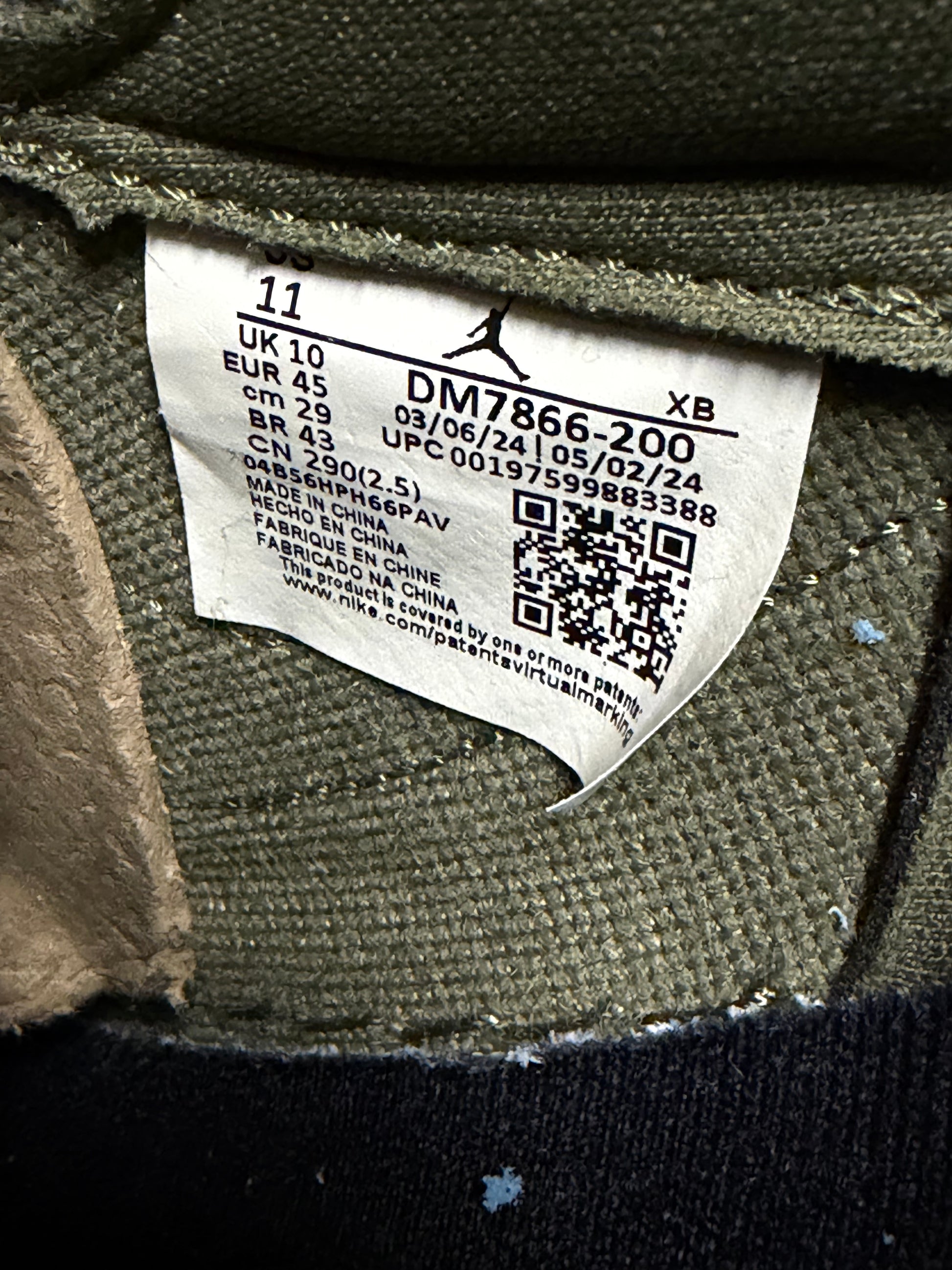 Jordan 1 Retro Low OG SP Travis Scott Medium Olive
