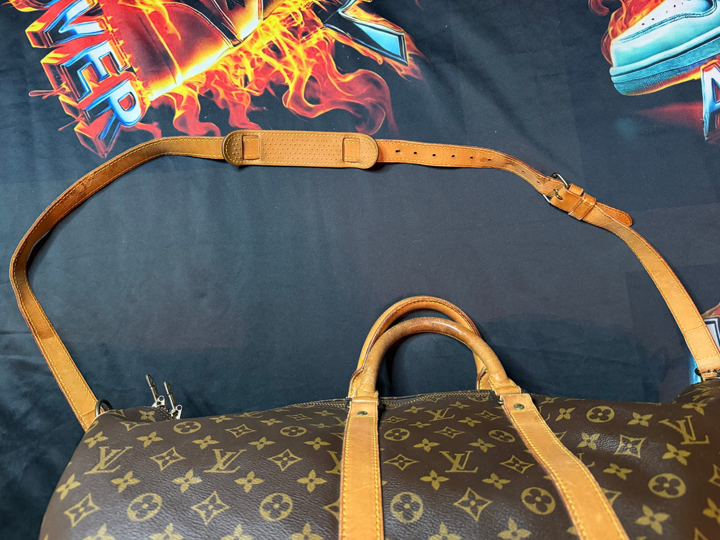 LOUIS VUITTION BANDOLERE 50 MONOGRAM BROWN