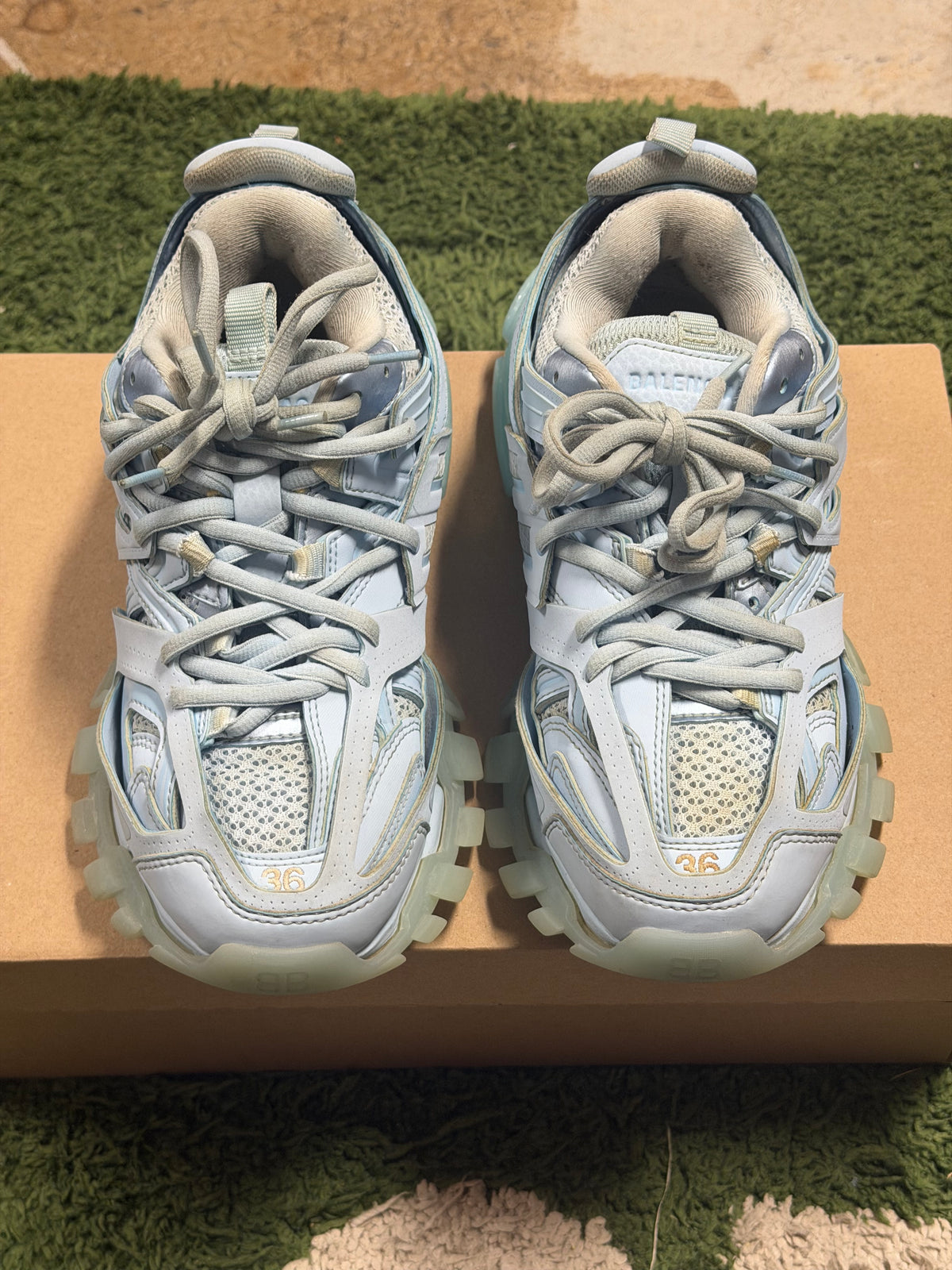 Balenciaga Track Clear Sole Light Blue (Women's)