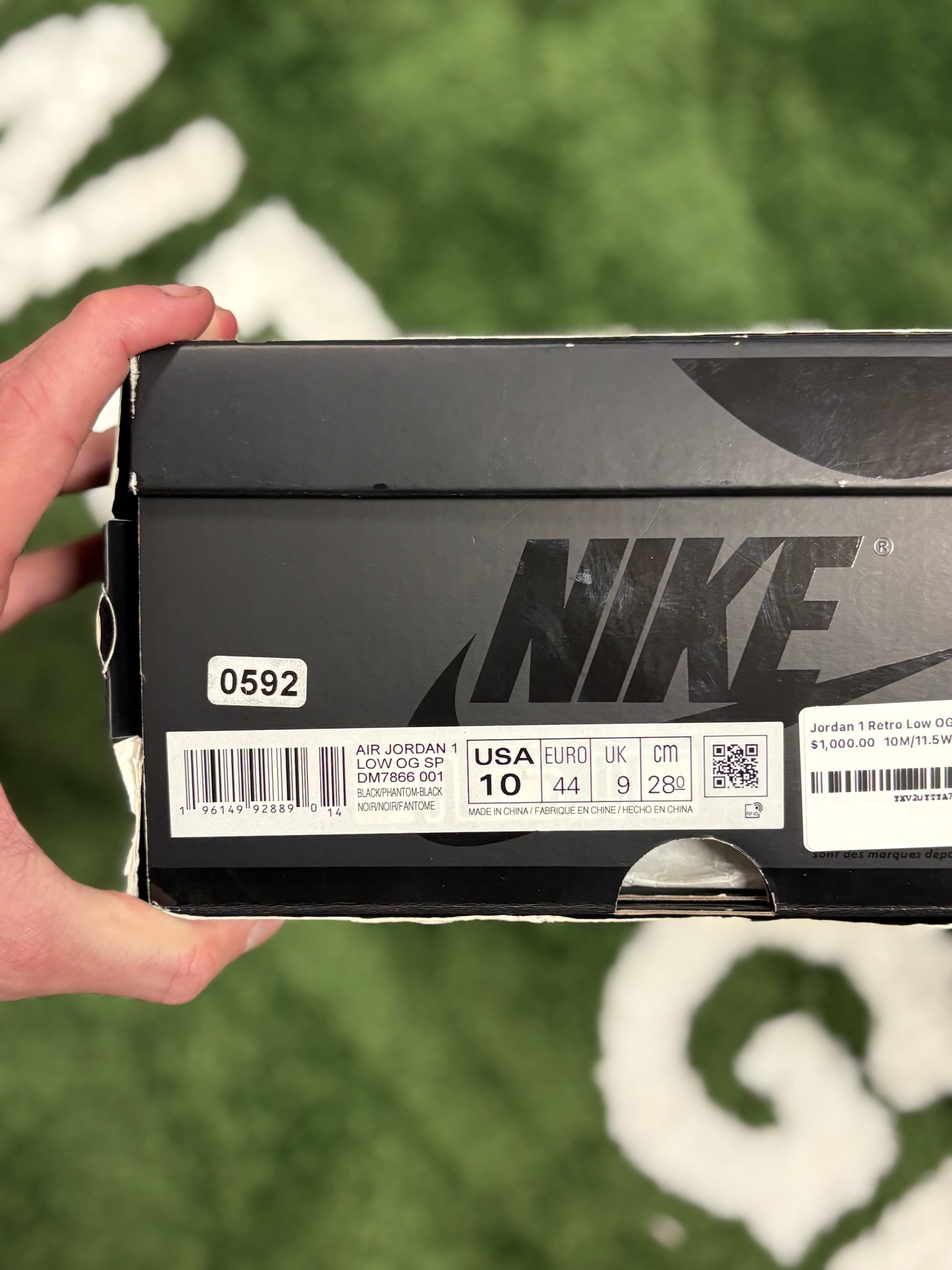 Jordan 1 Retro Low OG SP Travis Scott Black Phantom