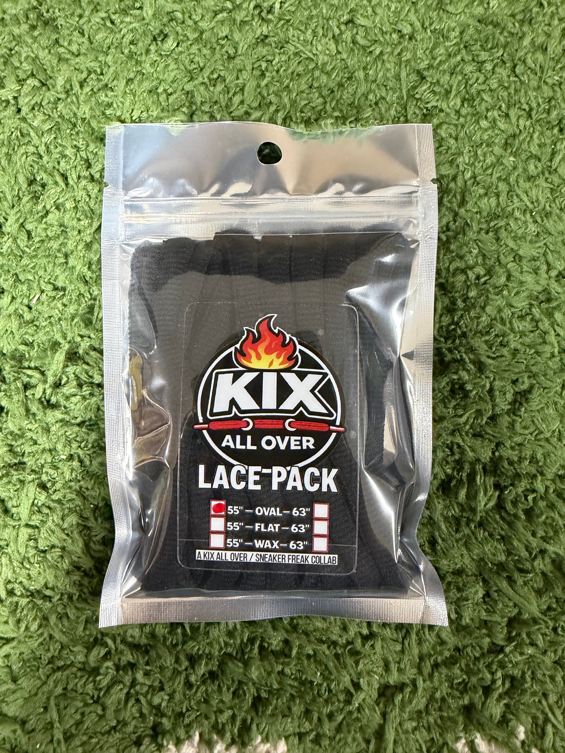SINGLE LACE PACKS BLACK 63" OVAL LACES