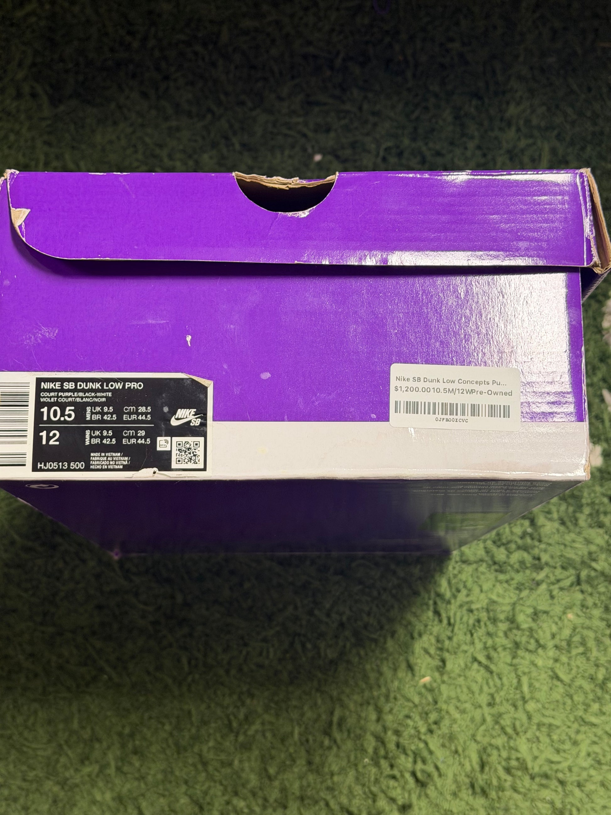Nike SB Dunk Low Concepts Purple Lobster