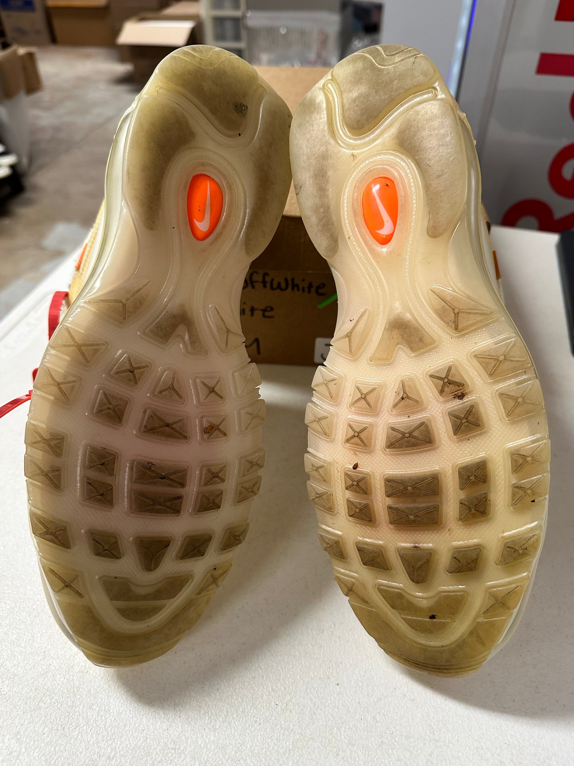 NIKE OFFWHITE AIRMAX 97 WHITE