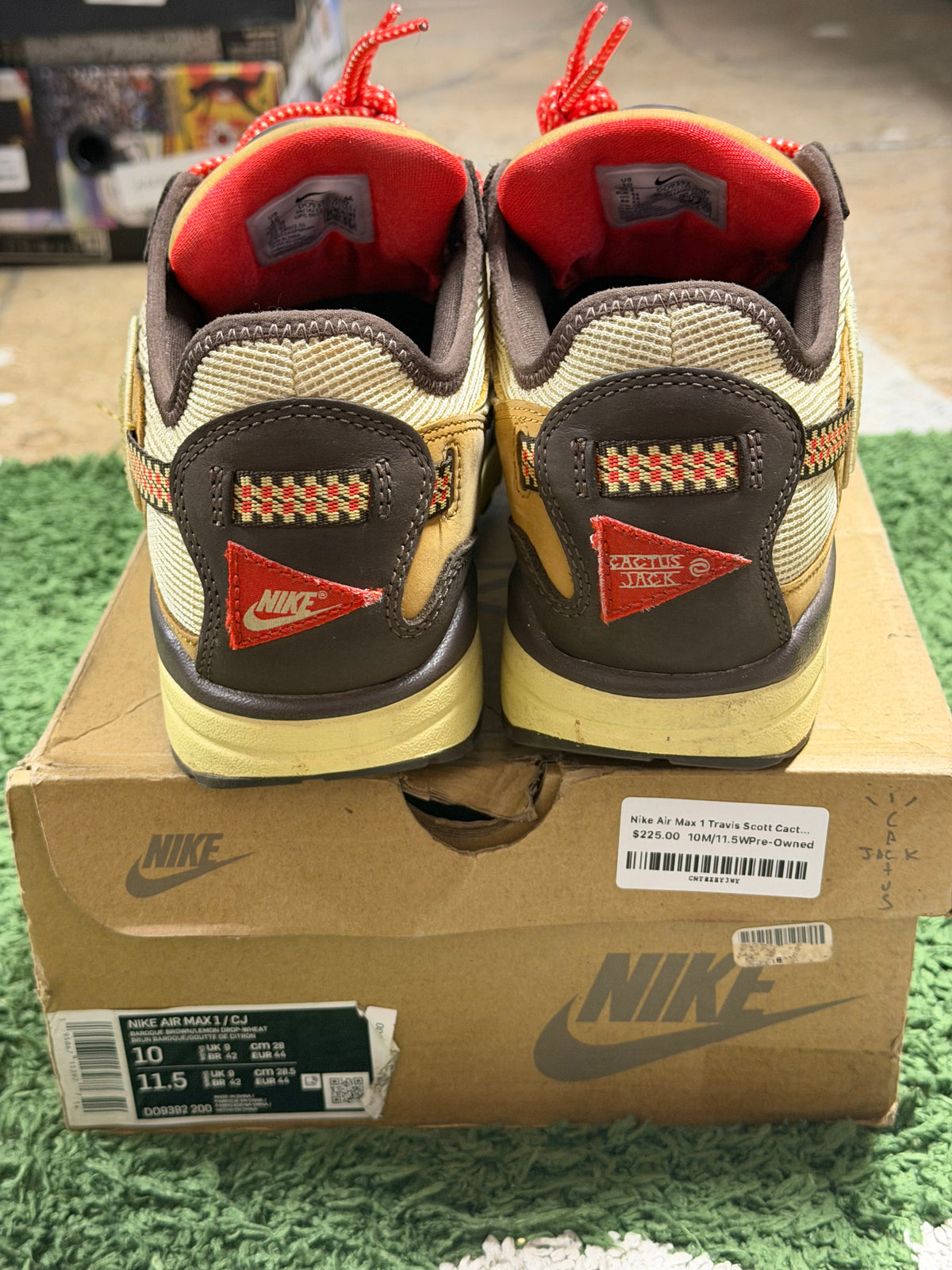 Nike Air Max 1 Travis Scott Cactus Jack Baroque Brown