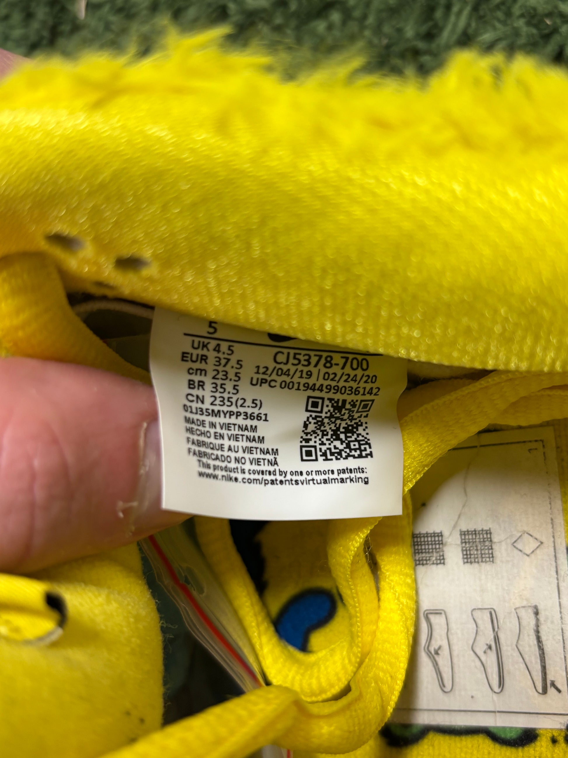 Nike SB Dunk Low Grateful Dead Bears Opti Yellow