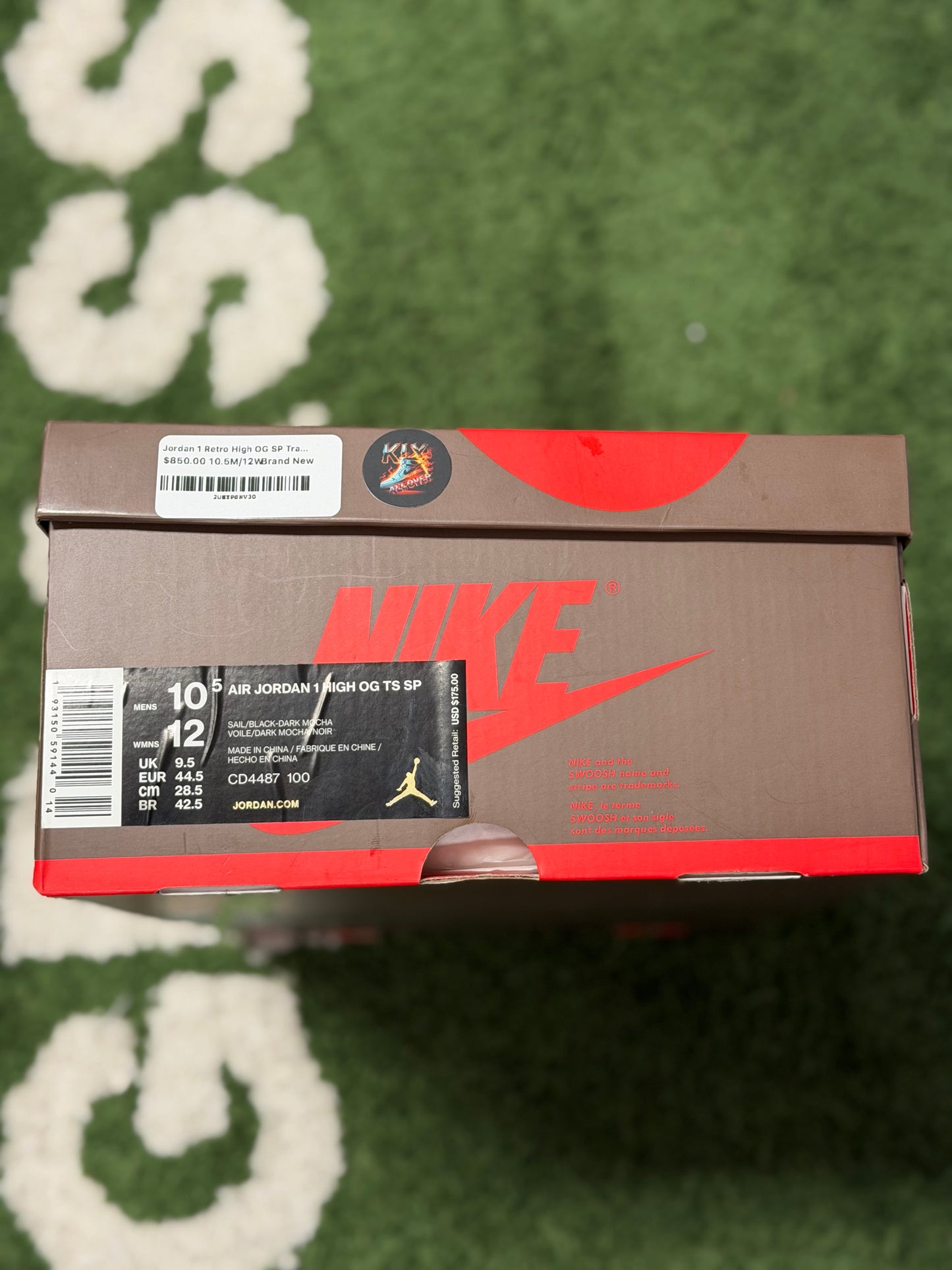 Jordan 1 Retro High OG SP Travis Scott Mocha