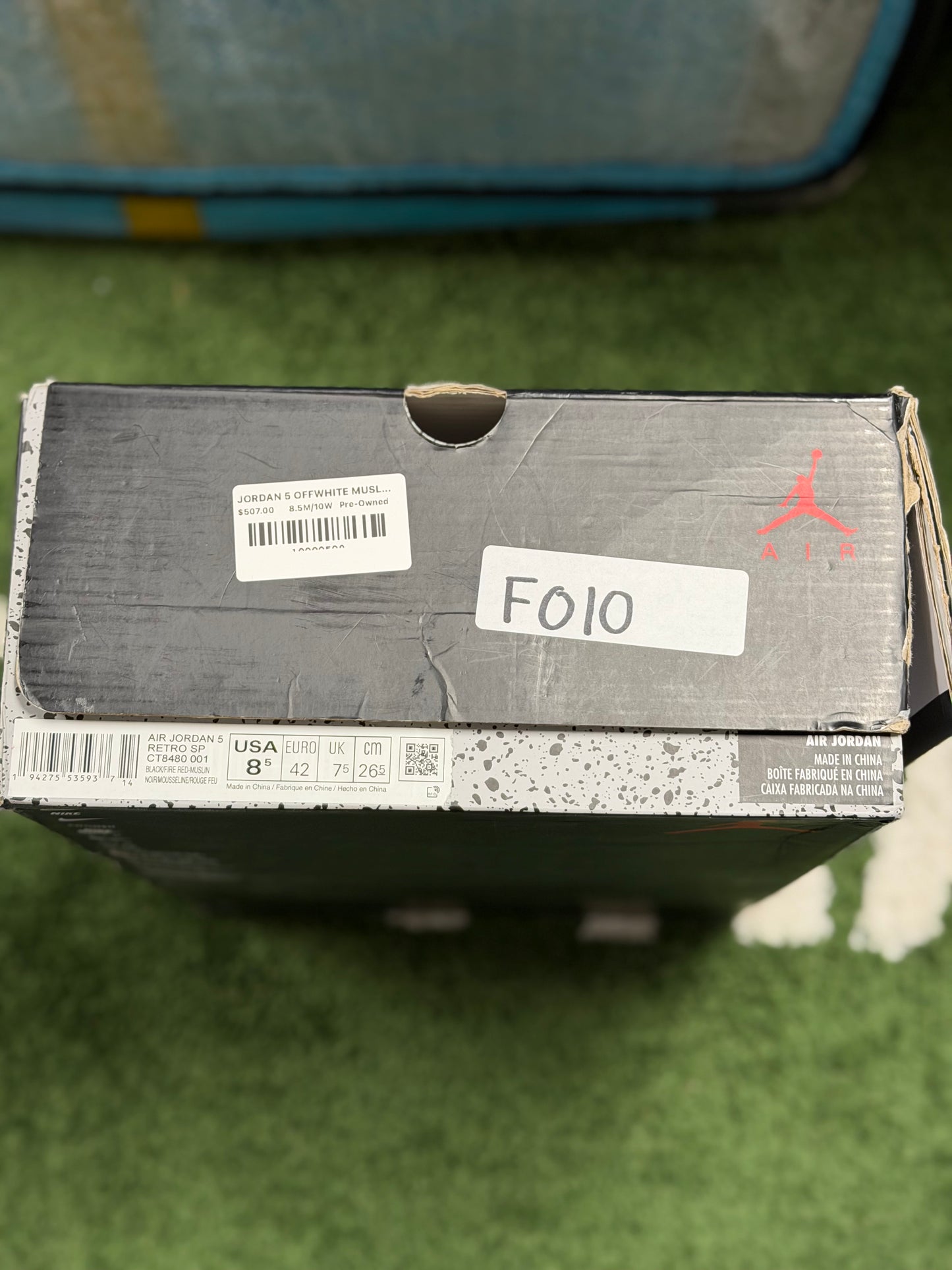 JORDAN 5 OFFWHITE MUSLIN