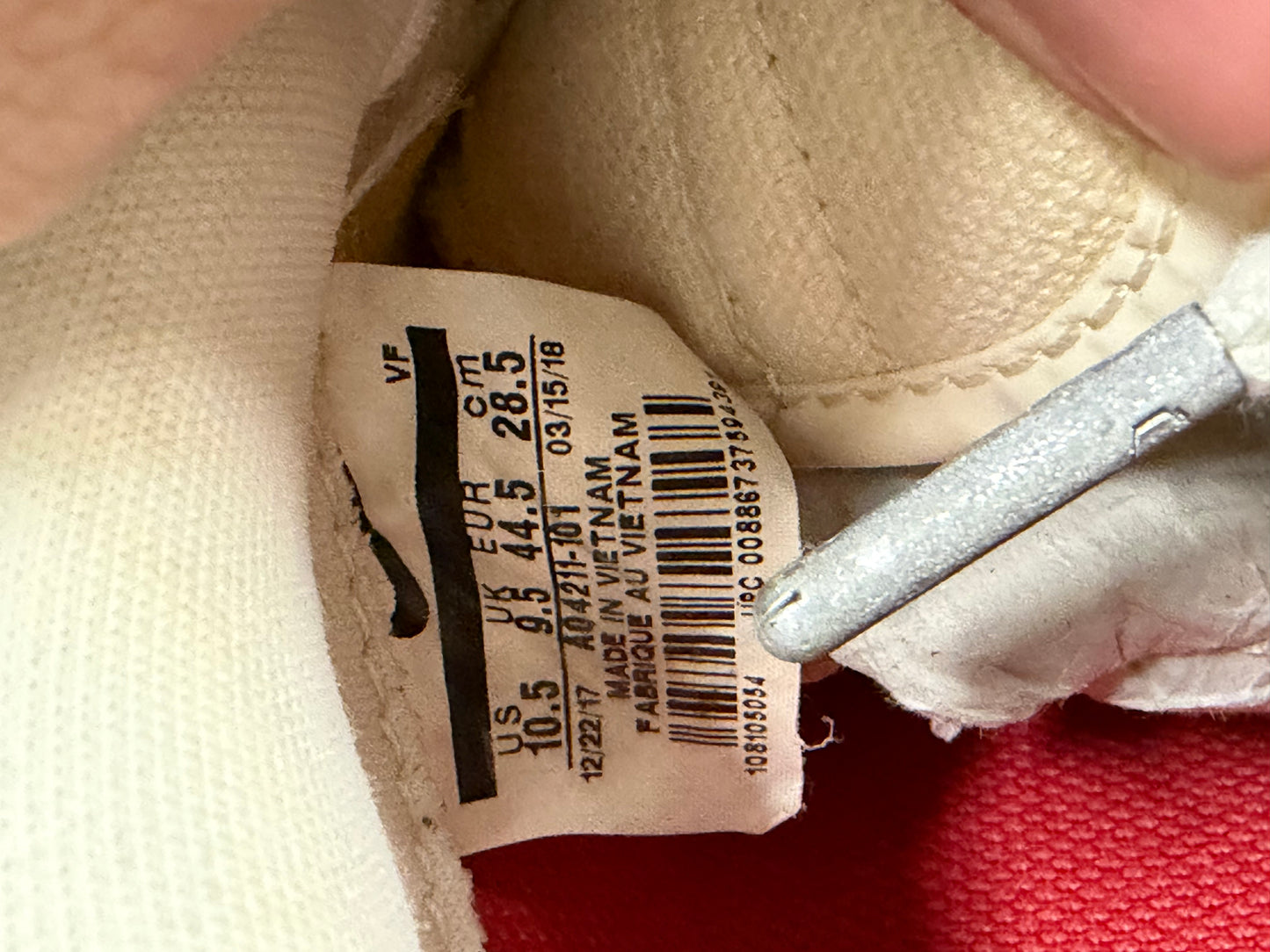 NIKE AIRFORCE 1 LOW TRAVIS SCOTT SAIL