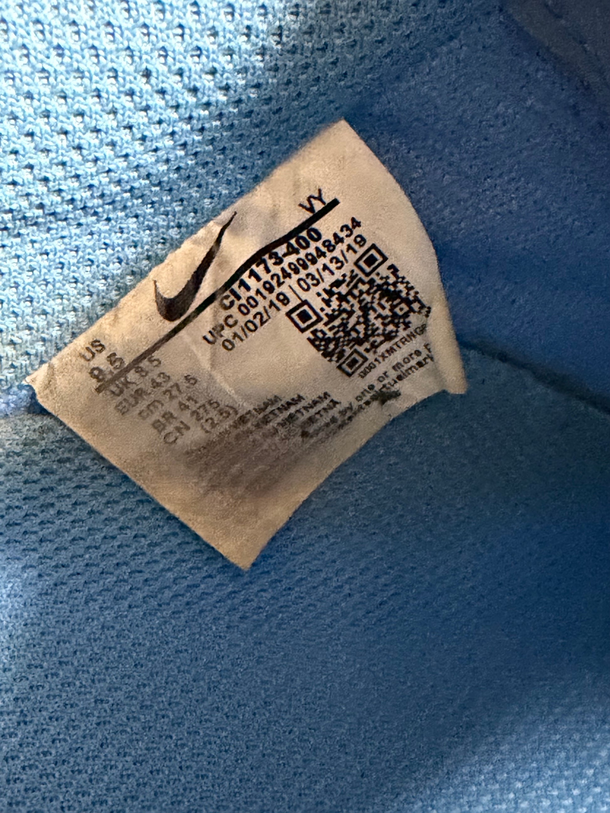 Nike Air Force 1 Low Off-White MCA University Blue