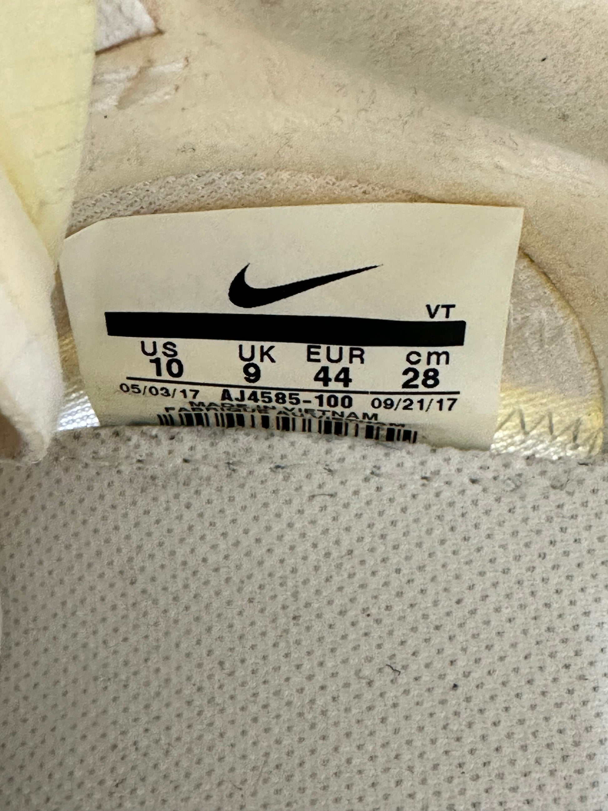 NIKE OFFWHITE AIRMAX 97 WHITE