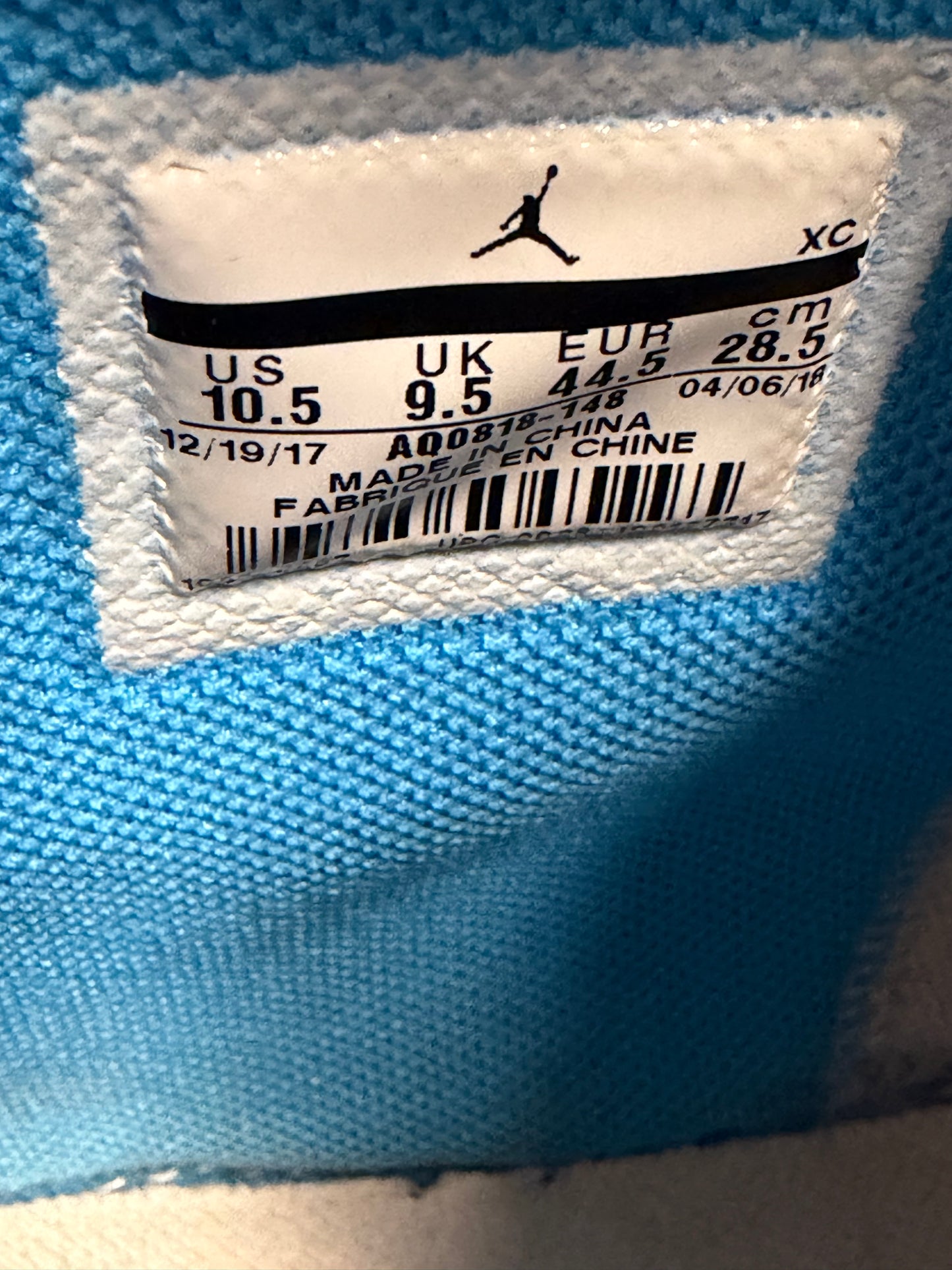 Jordan 1 Retro High Off-White University Blue