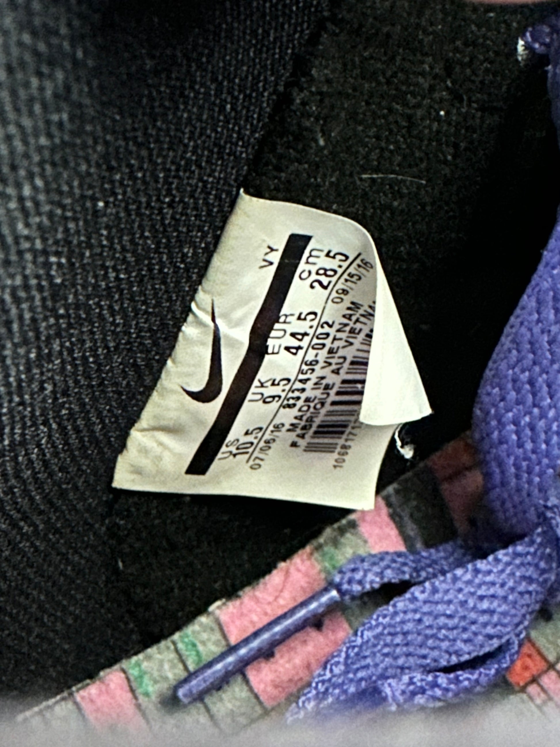 Nike SB Dunk High Black Purple Box