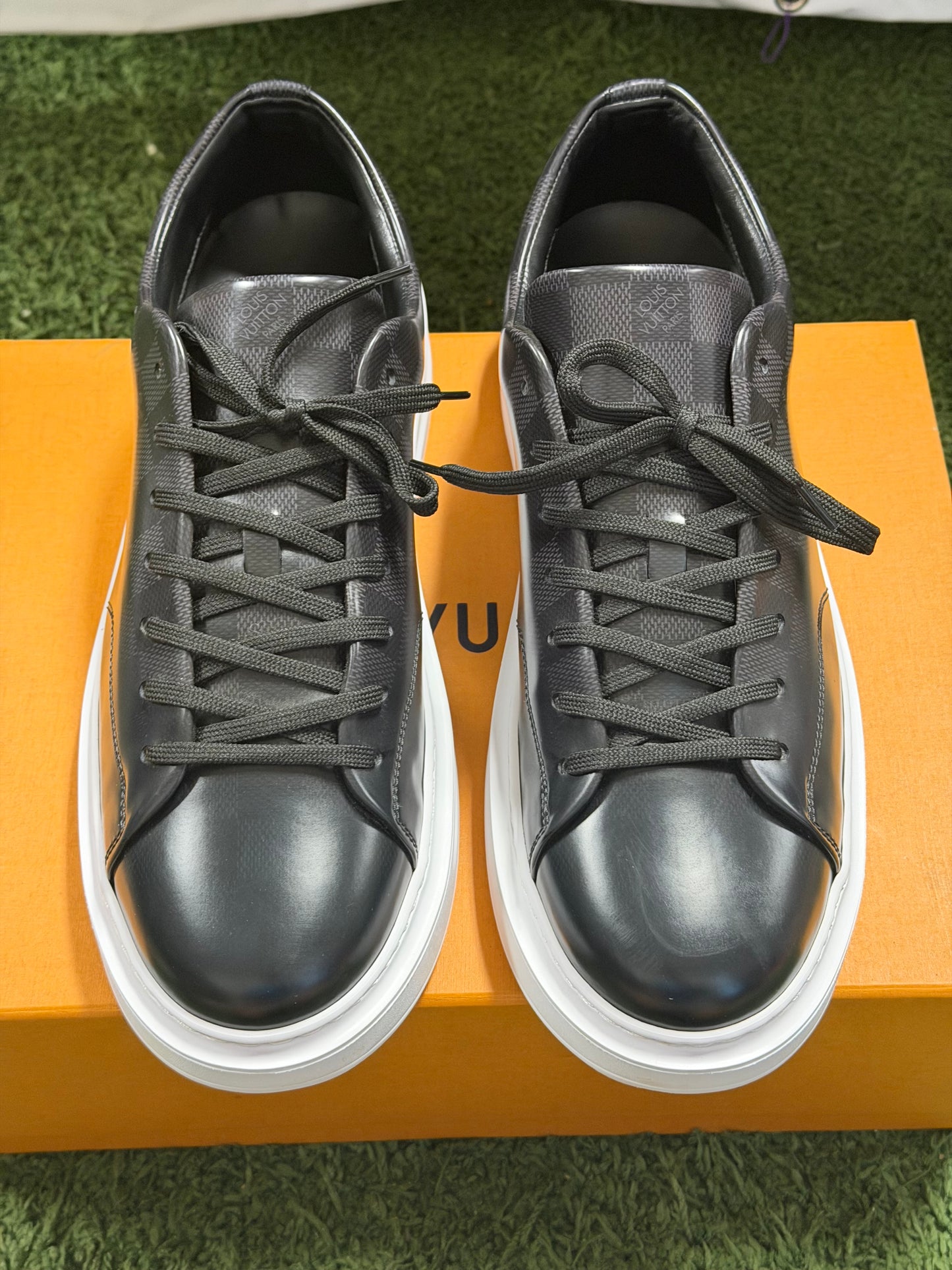 Louis Vuitton Beverly Hills Damier Sneaker Black White