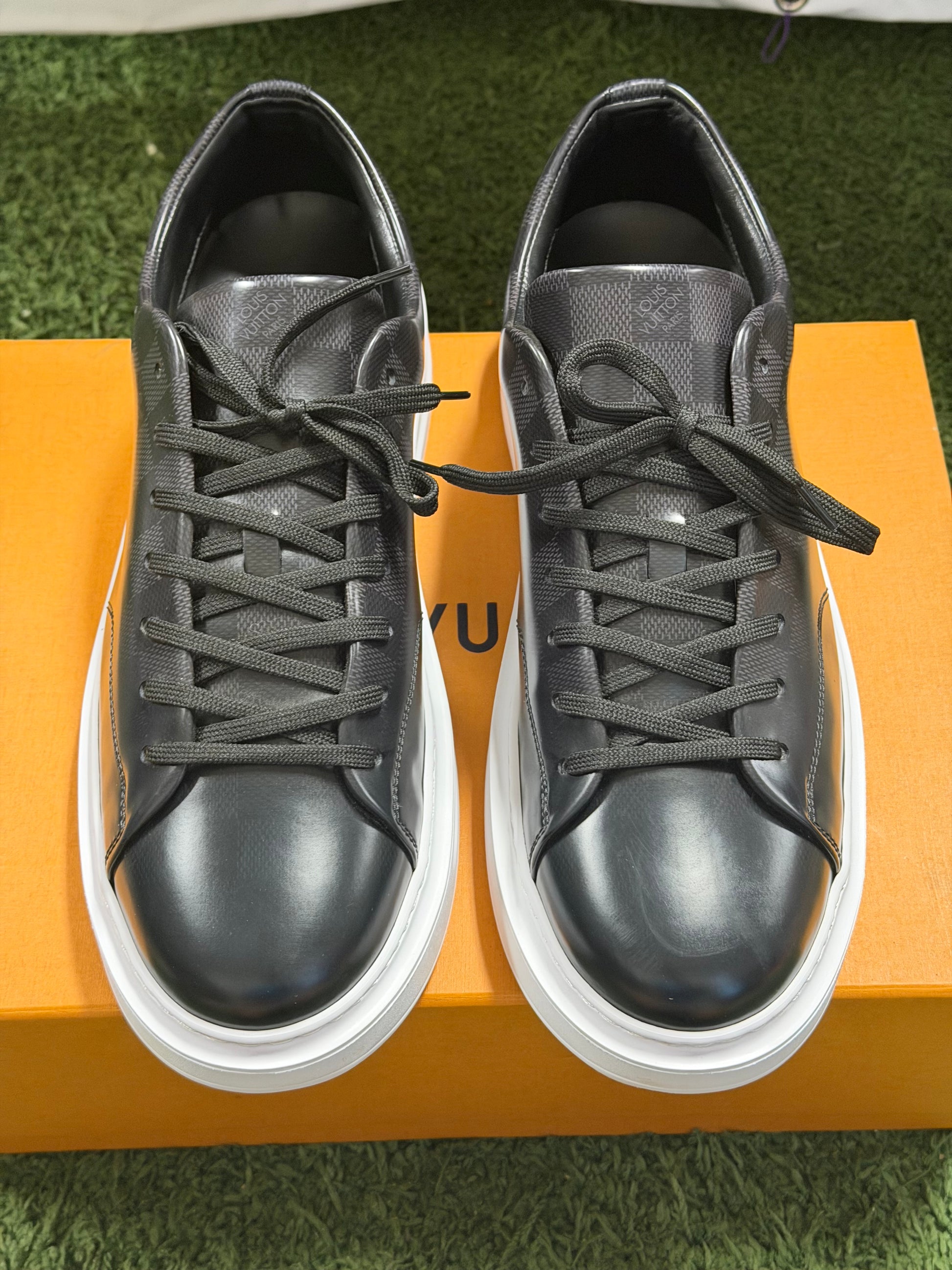 Louis Vuitton Beverly Hills Damier Sneaker Black White