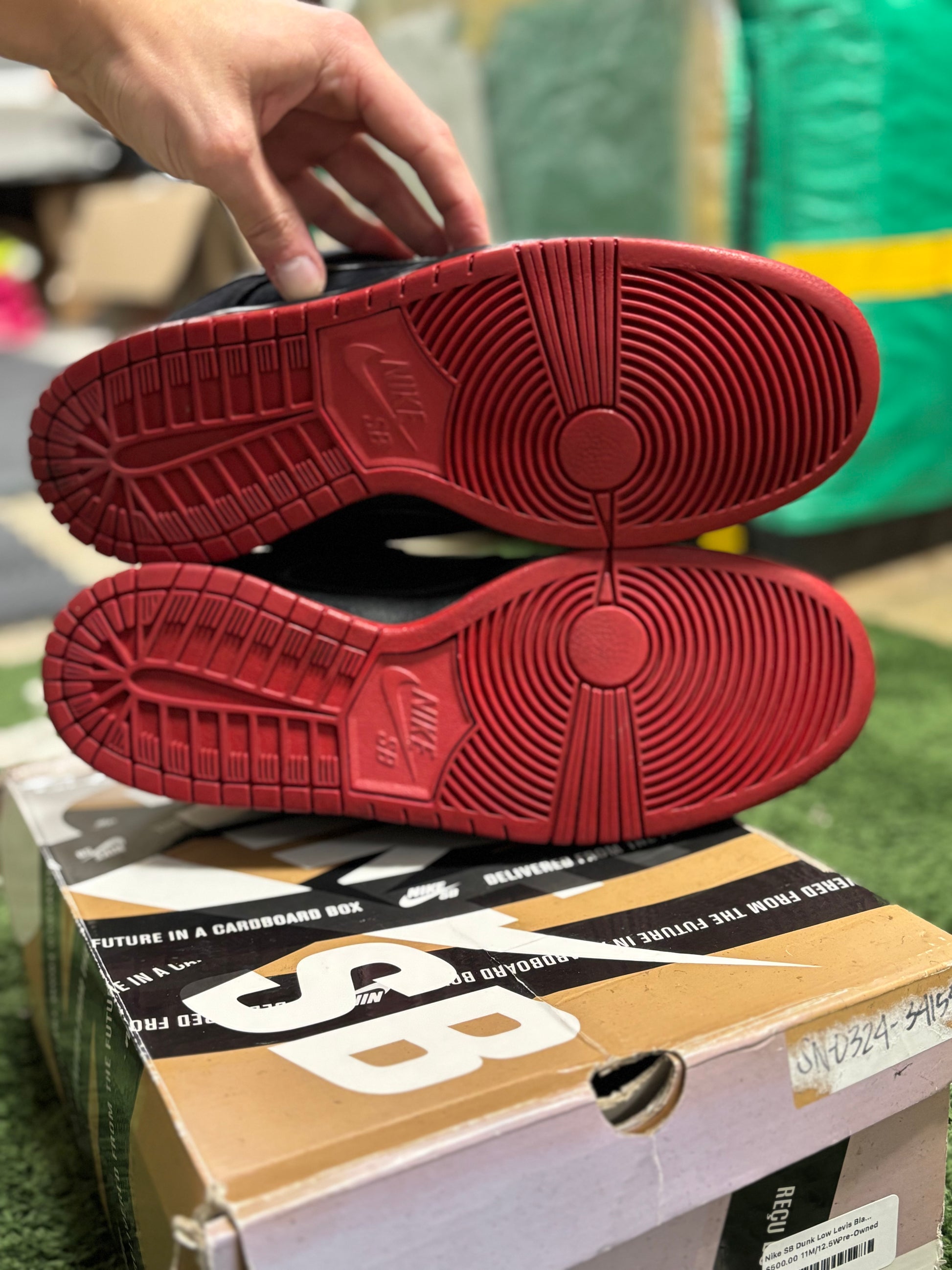 Nike SB Dunk Low Levis Black Denim