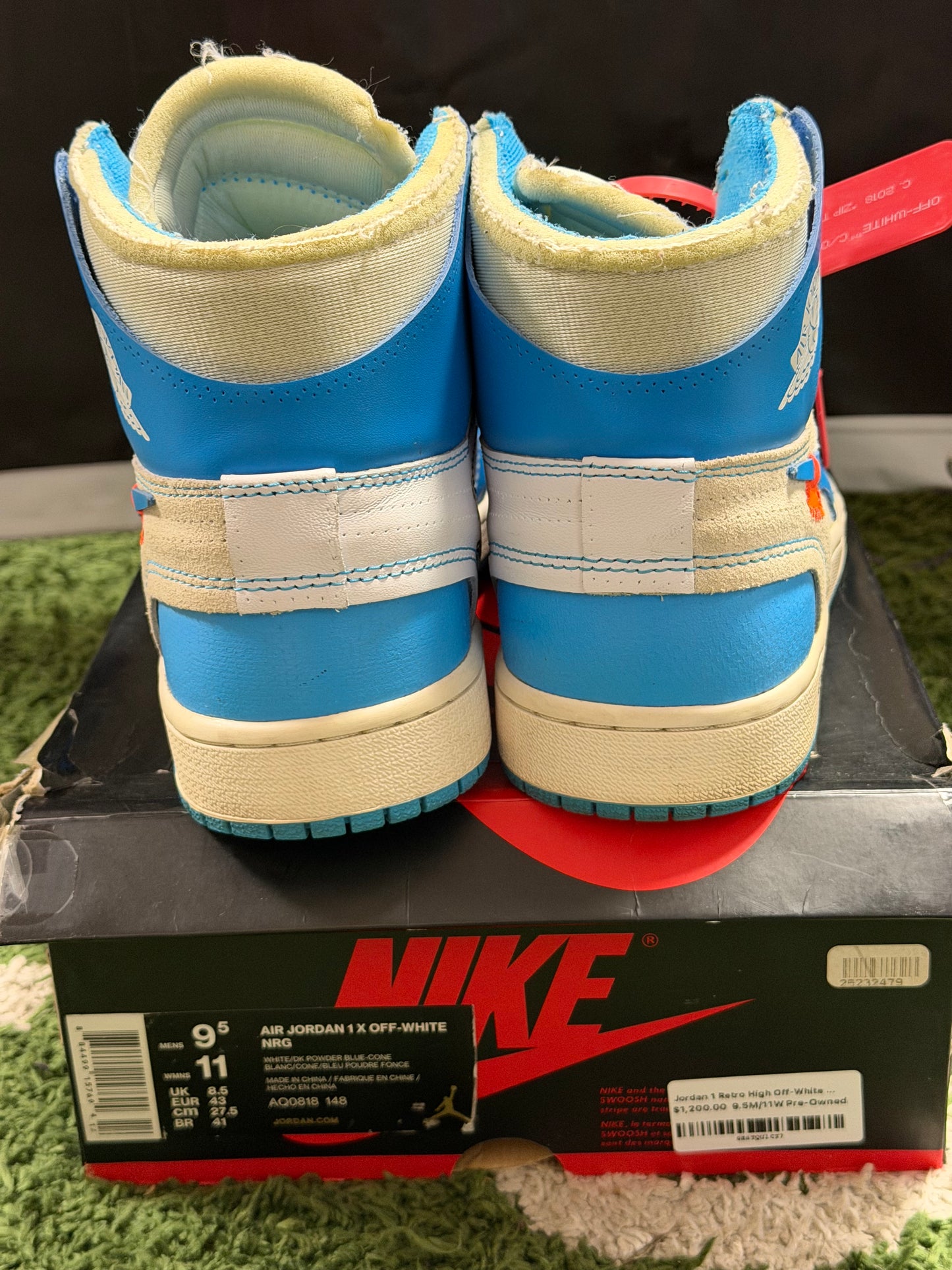 Jordan 1 Retro High Off-White University Blue
