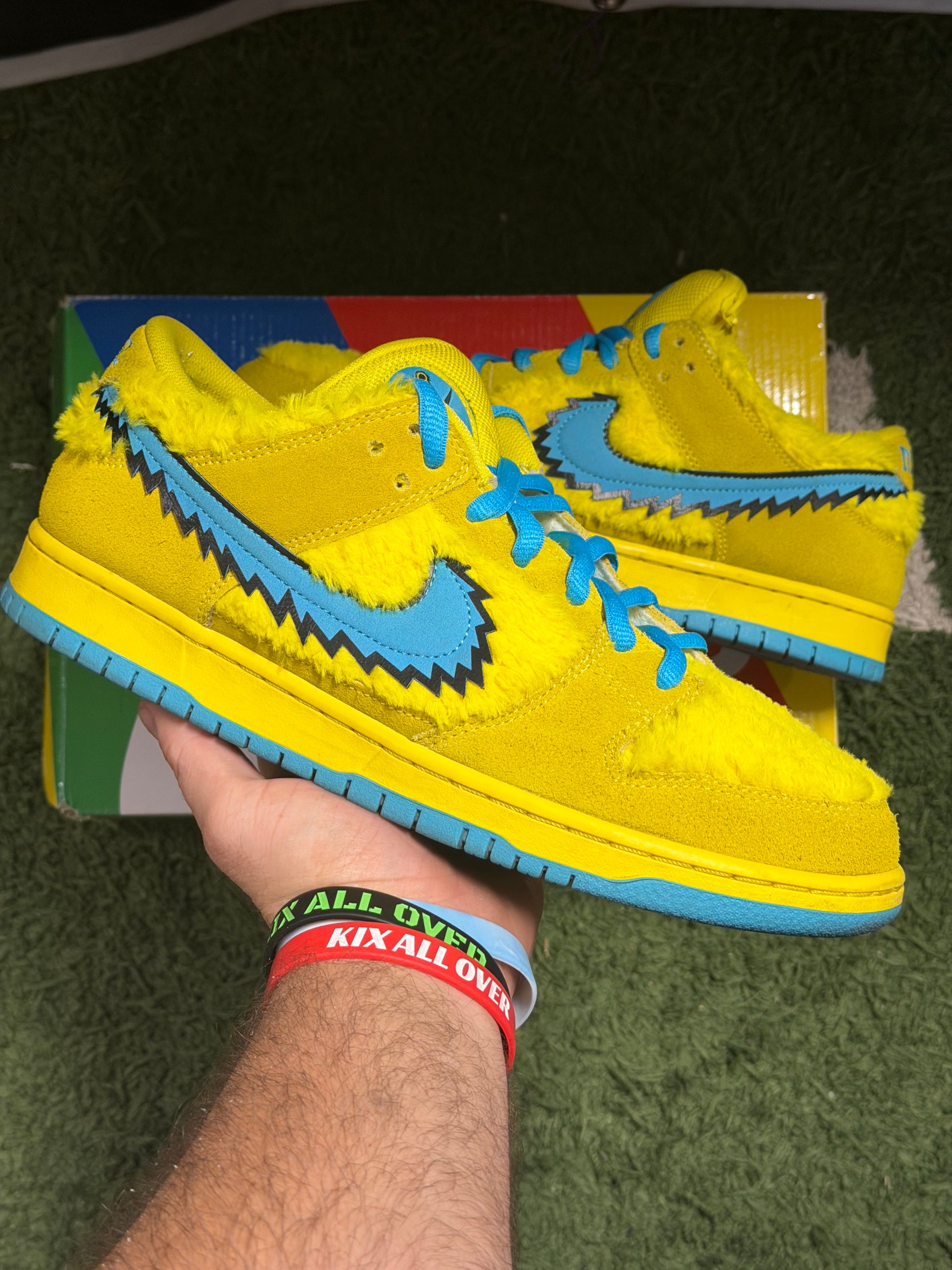 Nike SB Dunk Low Grateful Dead Bears Opti Yellow